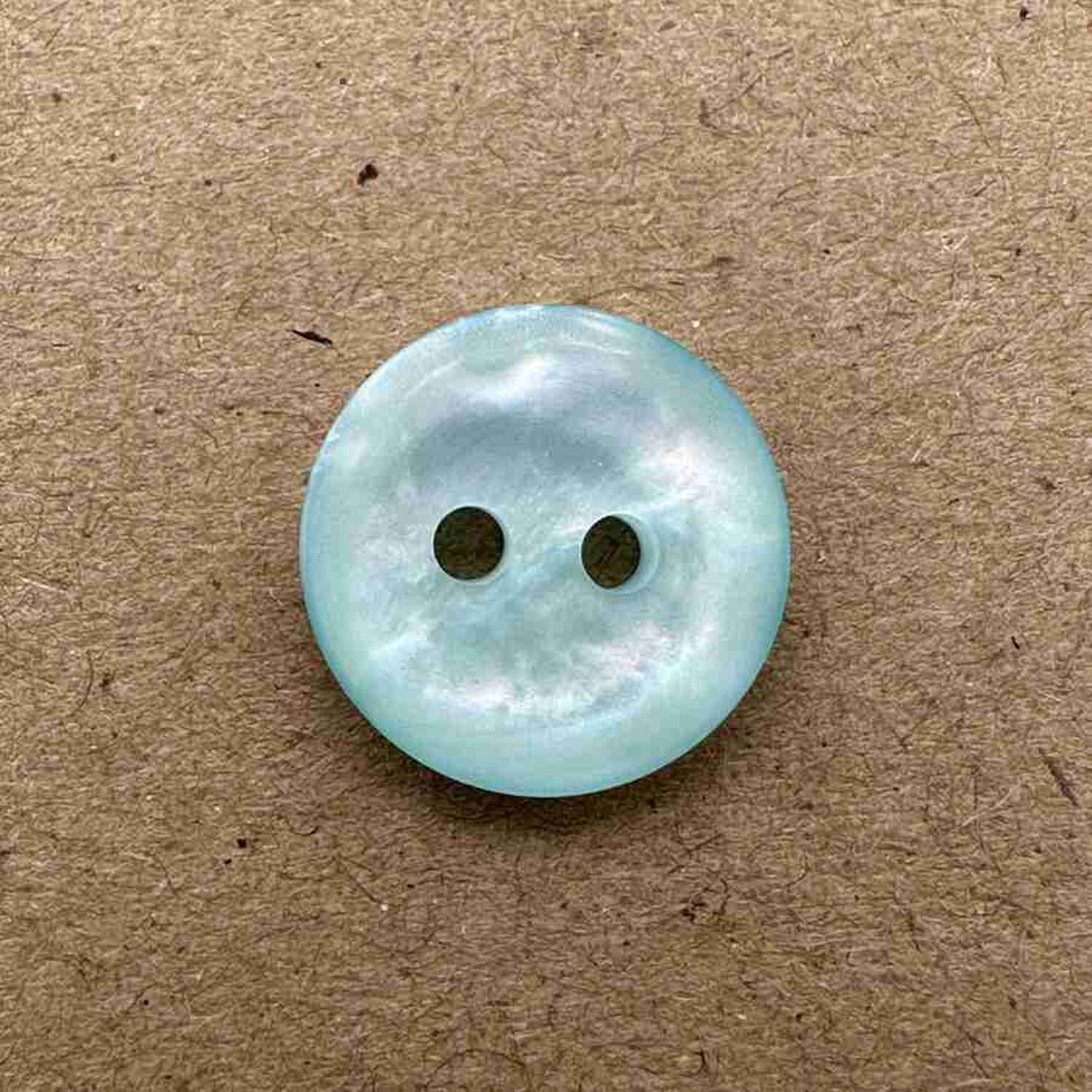 2 Hole Flat Pearled Button 14mm - Image 6