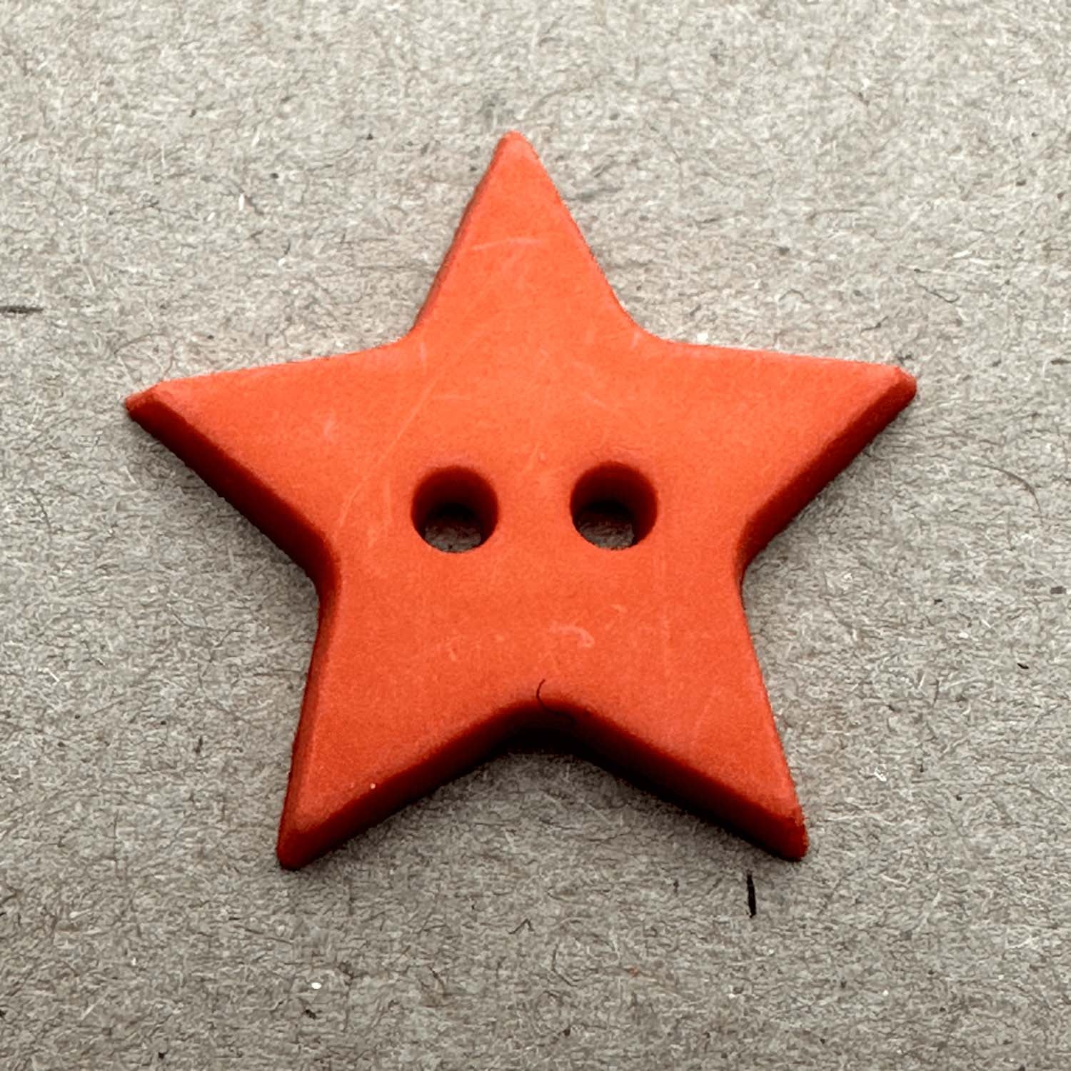 2 Hole Matt Star Button 25mm - Image 3