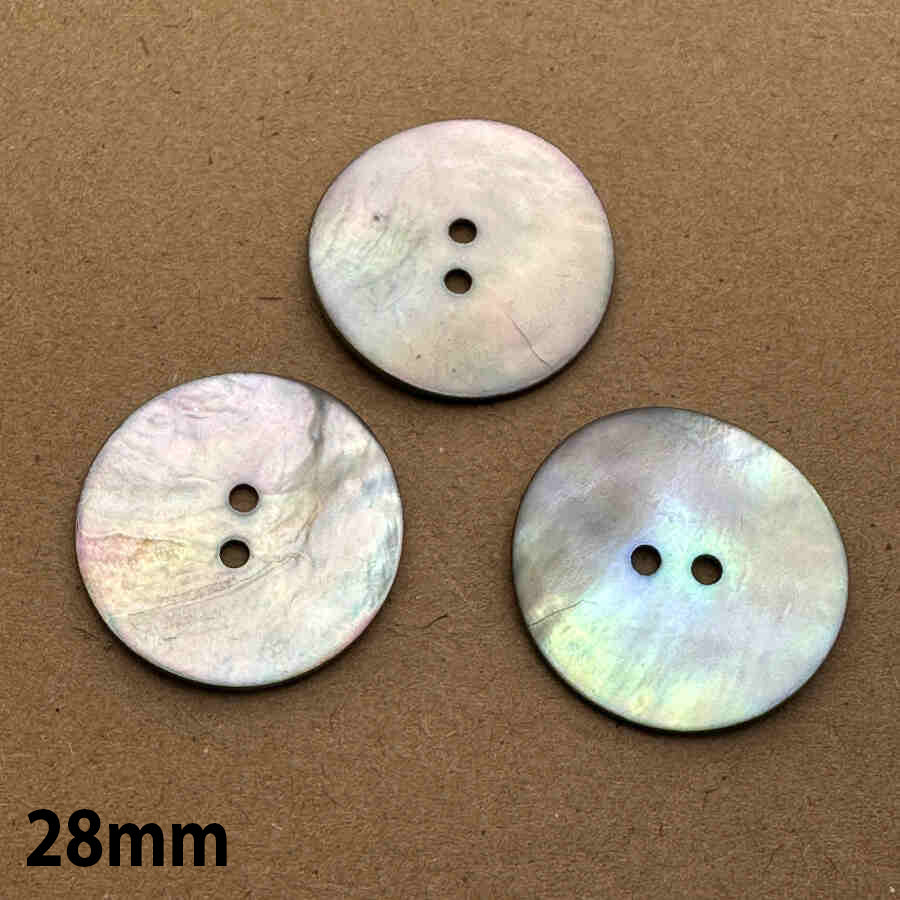 2 Hole Natural Shell Button - Image 10