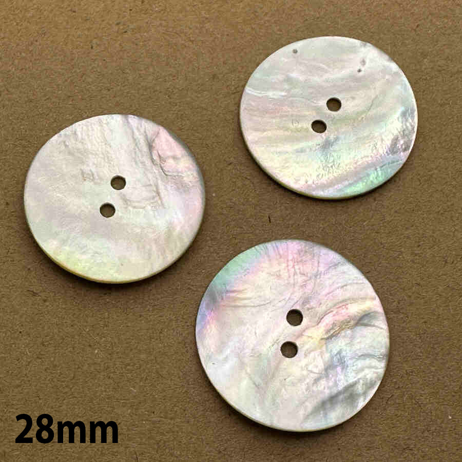 2 Hole Natural Shell Button - Image 11