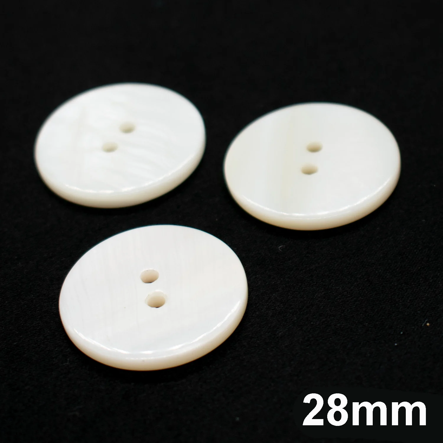 2 Hole Natural Shell Button - Image 18