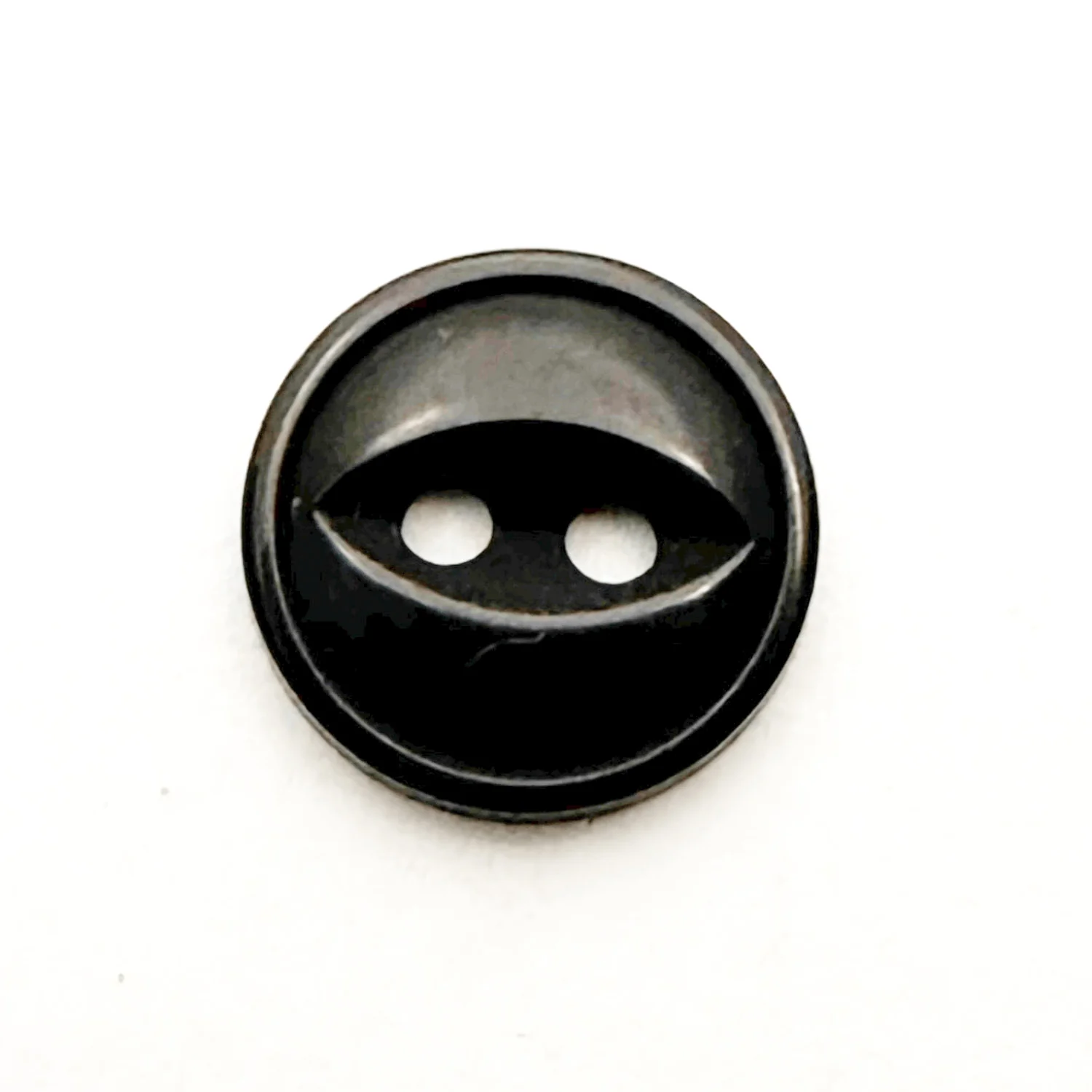 2 Hole Rim Edge Fish Eye Shirt Button 12mm - Image 2