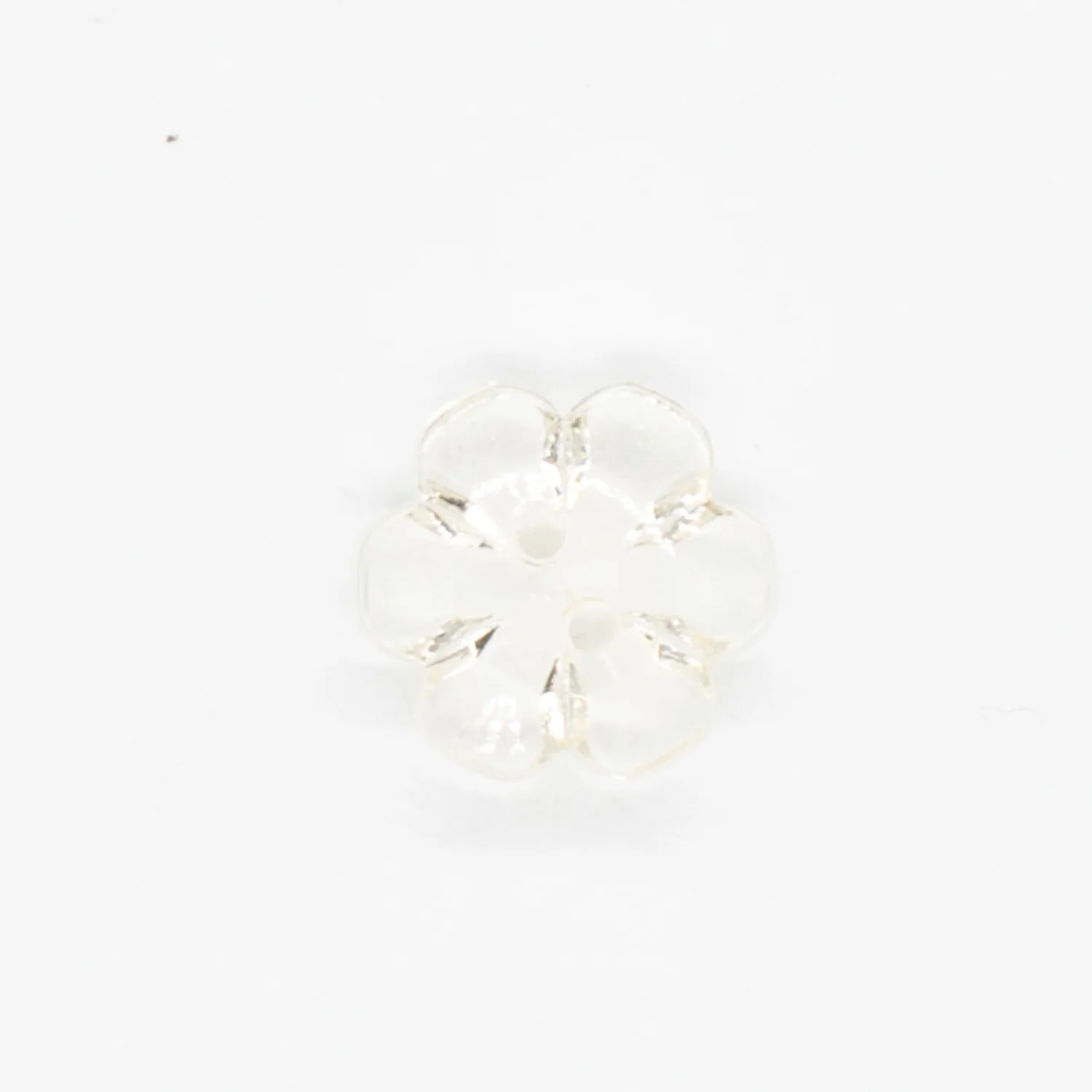2 Hole Shiny Clear Button 15mm - Image 4