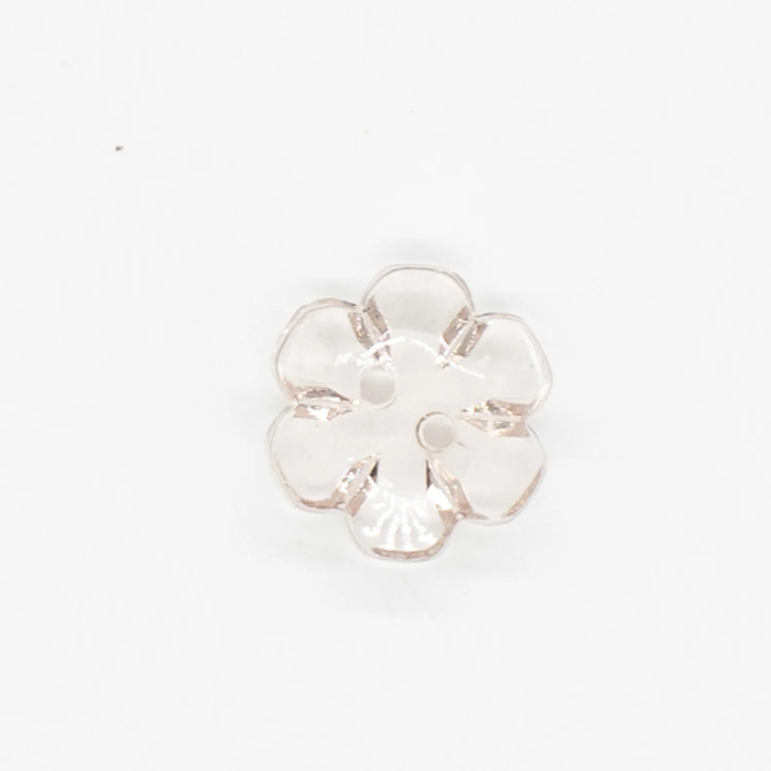 2 Hole Shiny Clear Button 15mm - Image 8