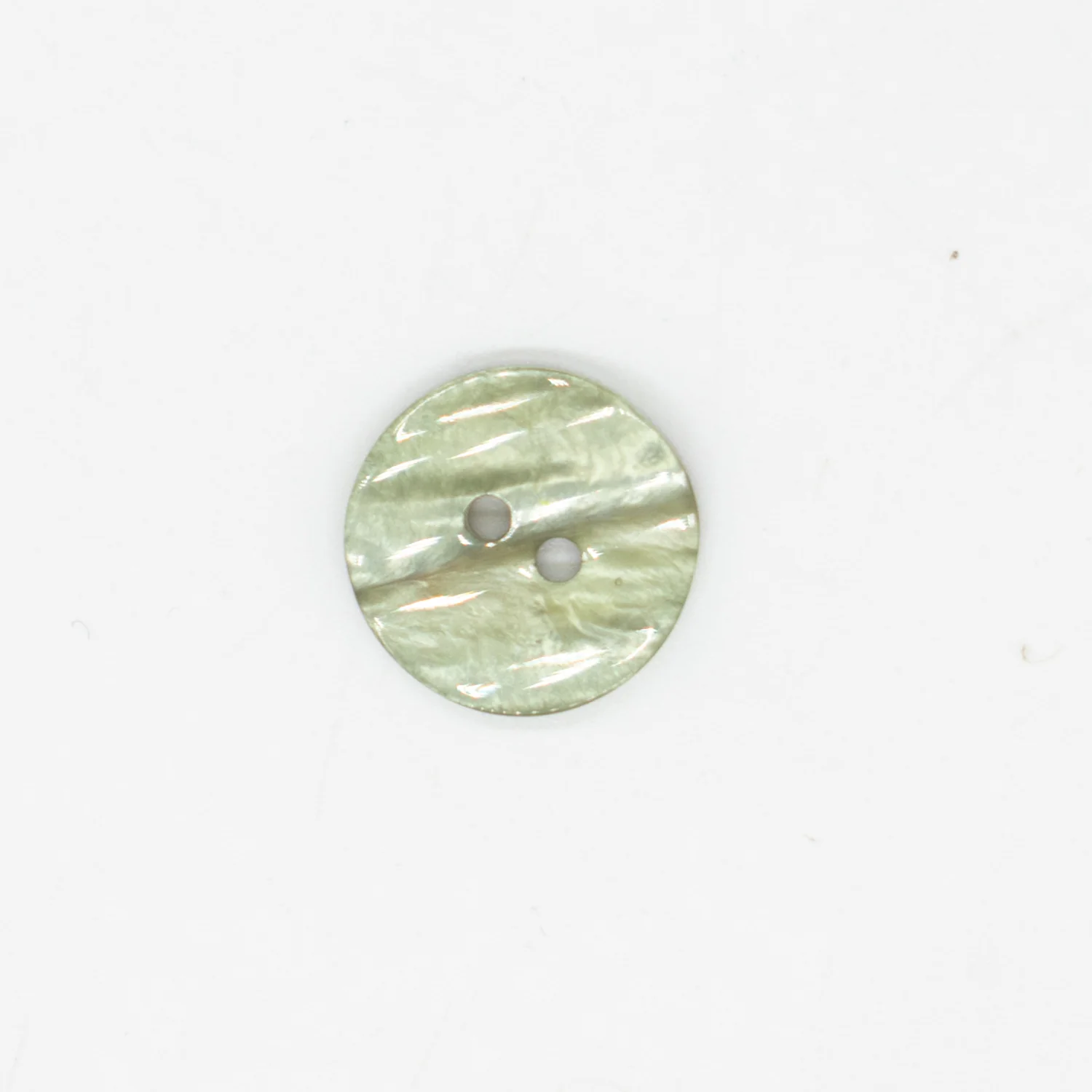 2 Hole Shiny Rippled Button - Image 9