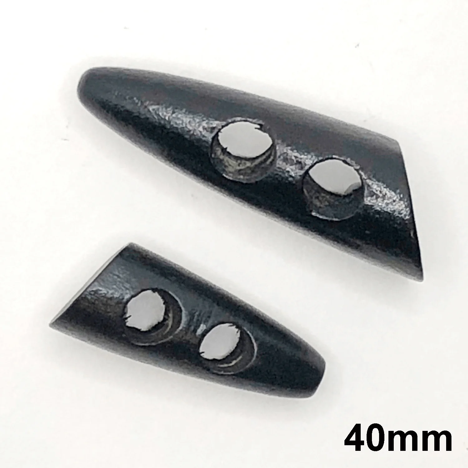 2 Hole Wooden Tooth Toggle Button - Image 6