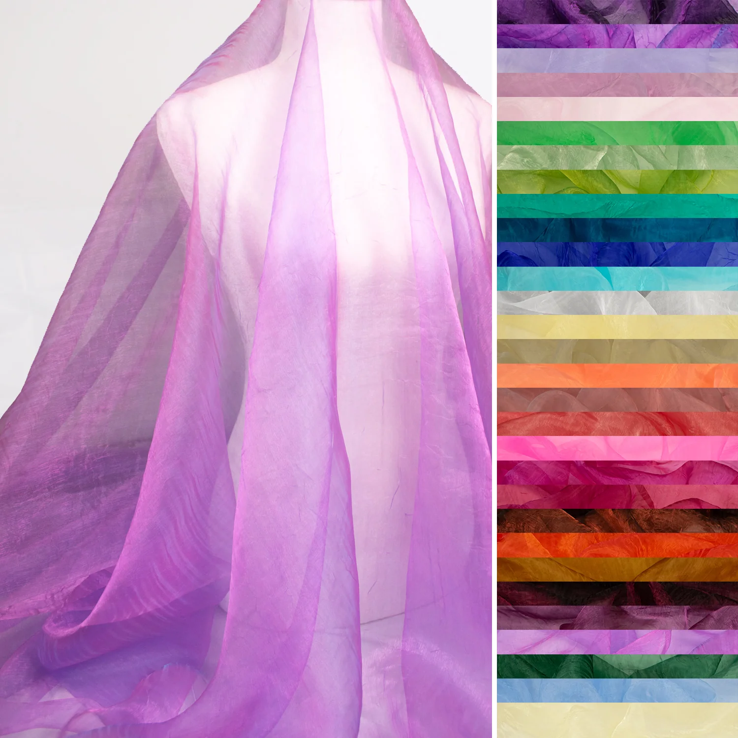 260cm Crushed Organza - Image 8