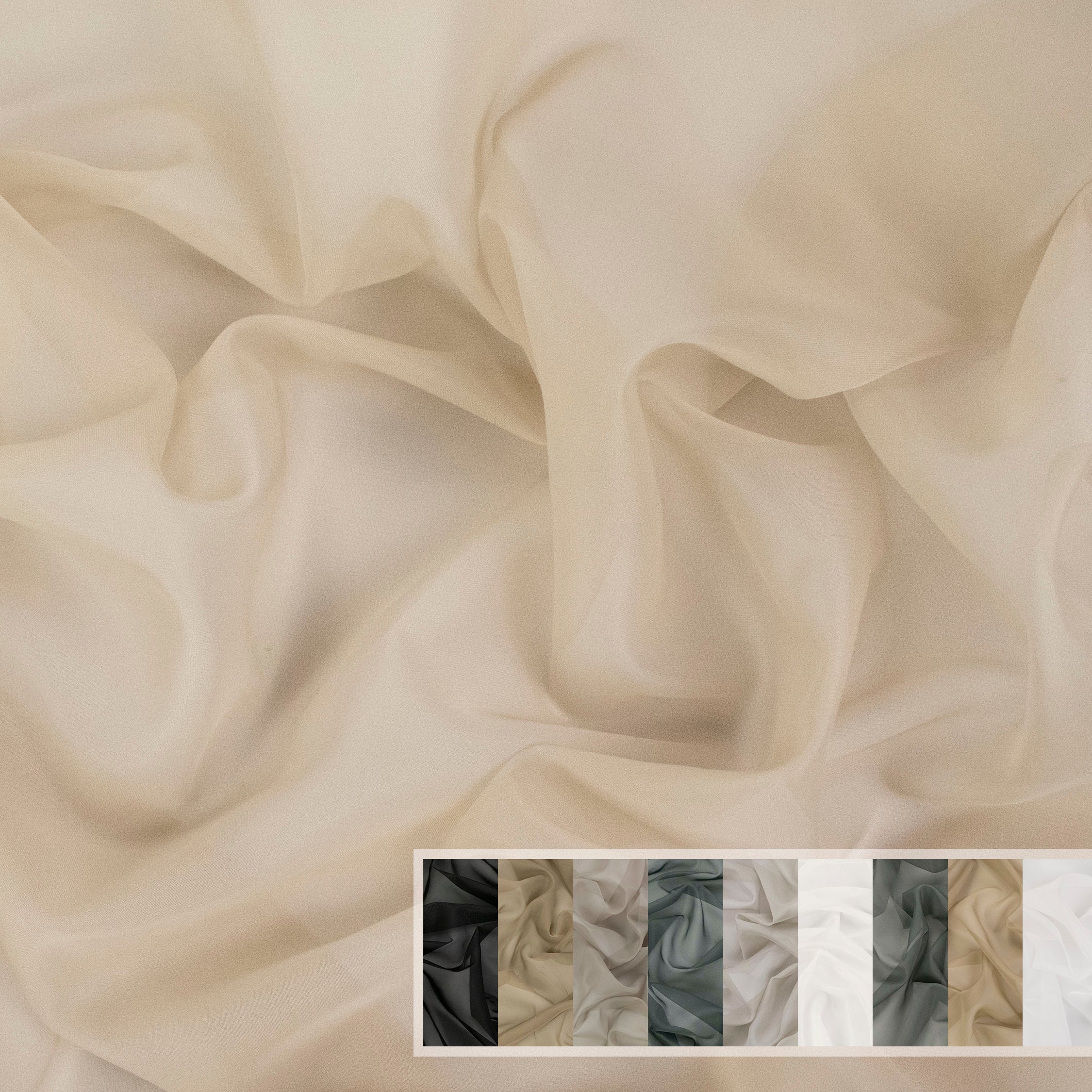 305cm Turkish Premium Quality Voile/Sheer Curtaining Fabric - Image 3