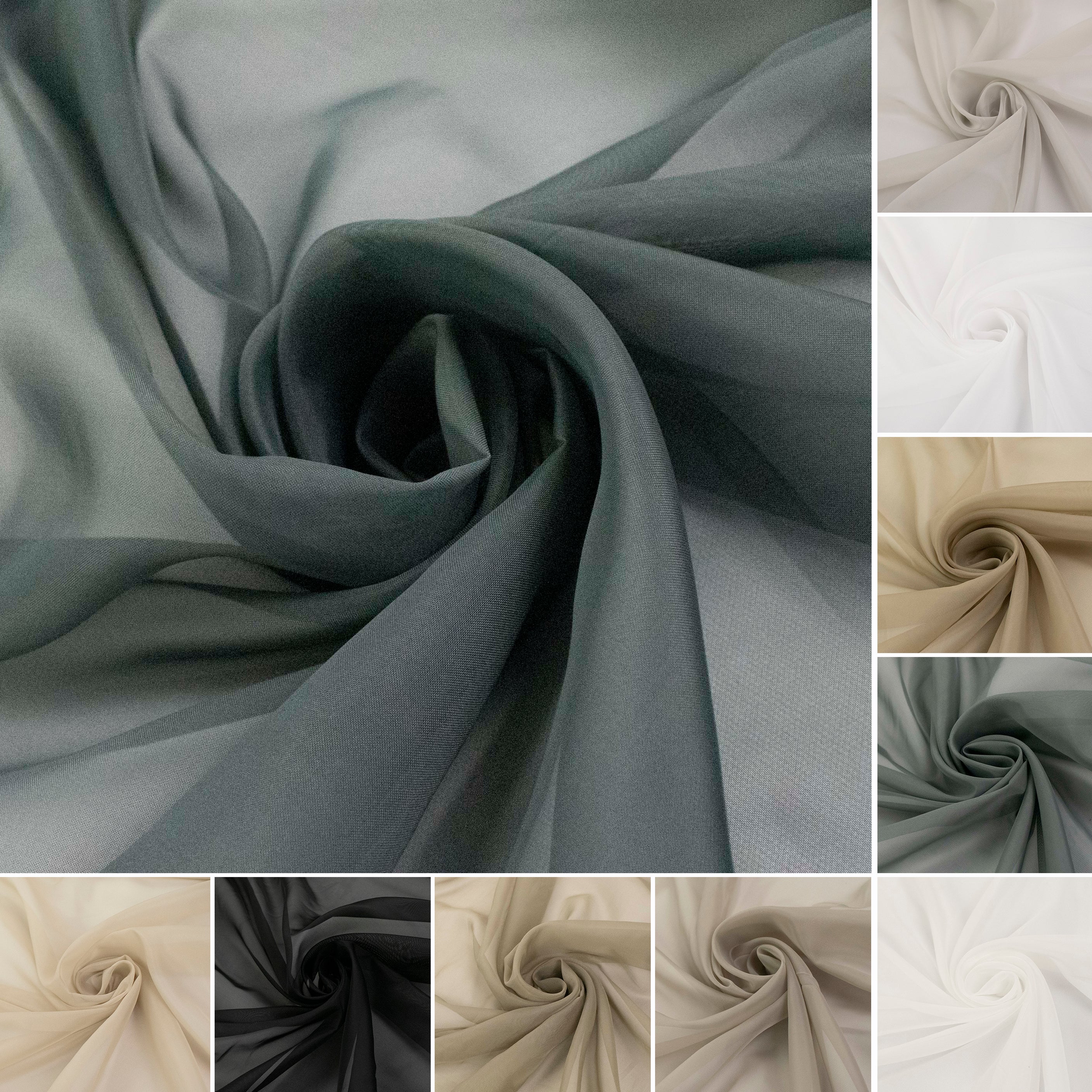 305cm Turkish Premium Quality Voile/Sheer Curtaining Fabric - Image 4