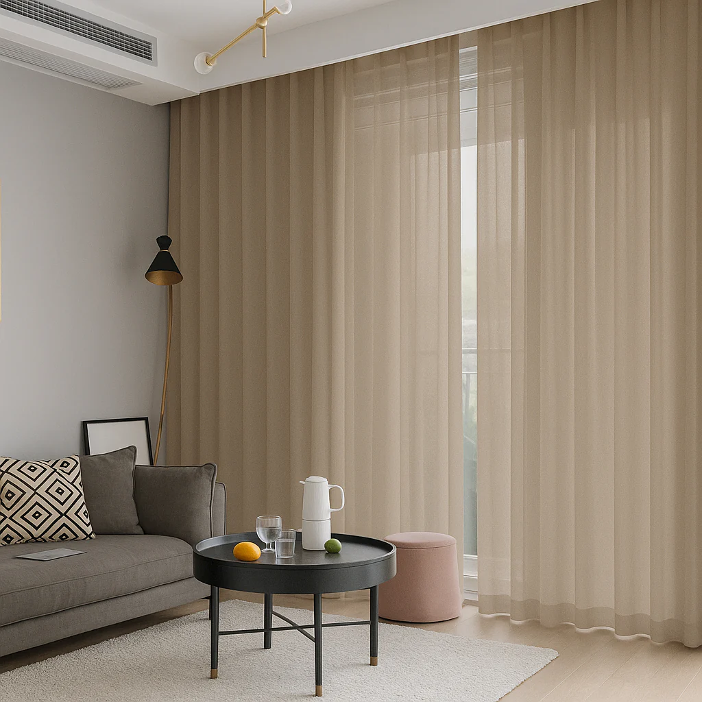 305cm Turkish Premium Quality Voile/Sheer Curtaining Fabric - Image 9