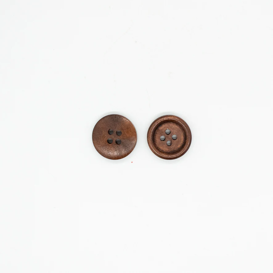 4-Hole Classic Rimmed Wooden Button - Image 14