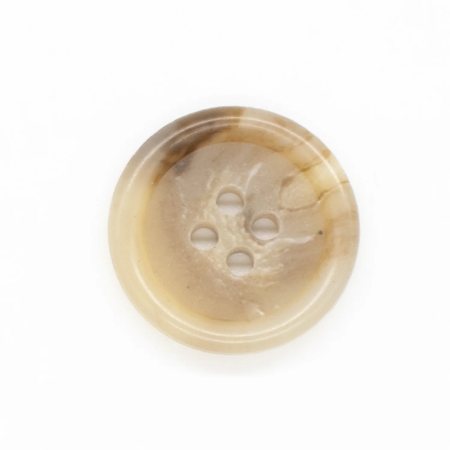 4 Hole Resin Horn Matte Centre Button - Image 12