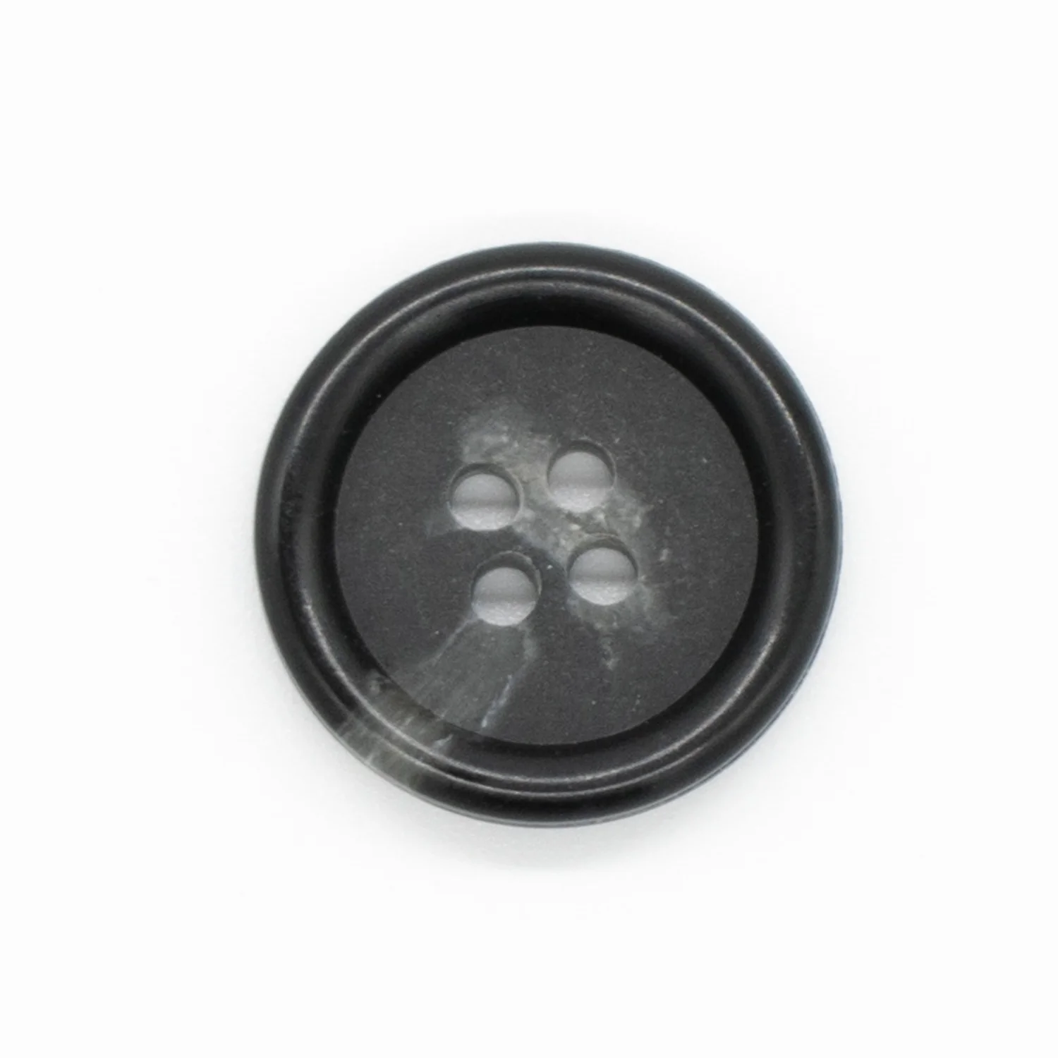 4 Hole Resin Horn Matte Centre Button - Image 15
