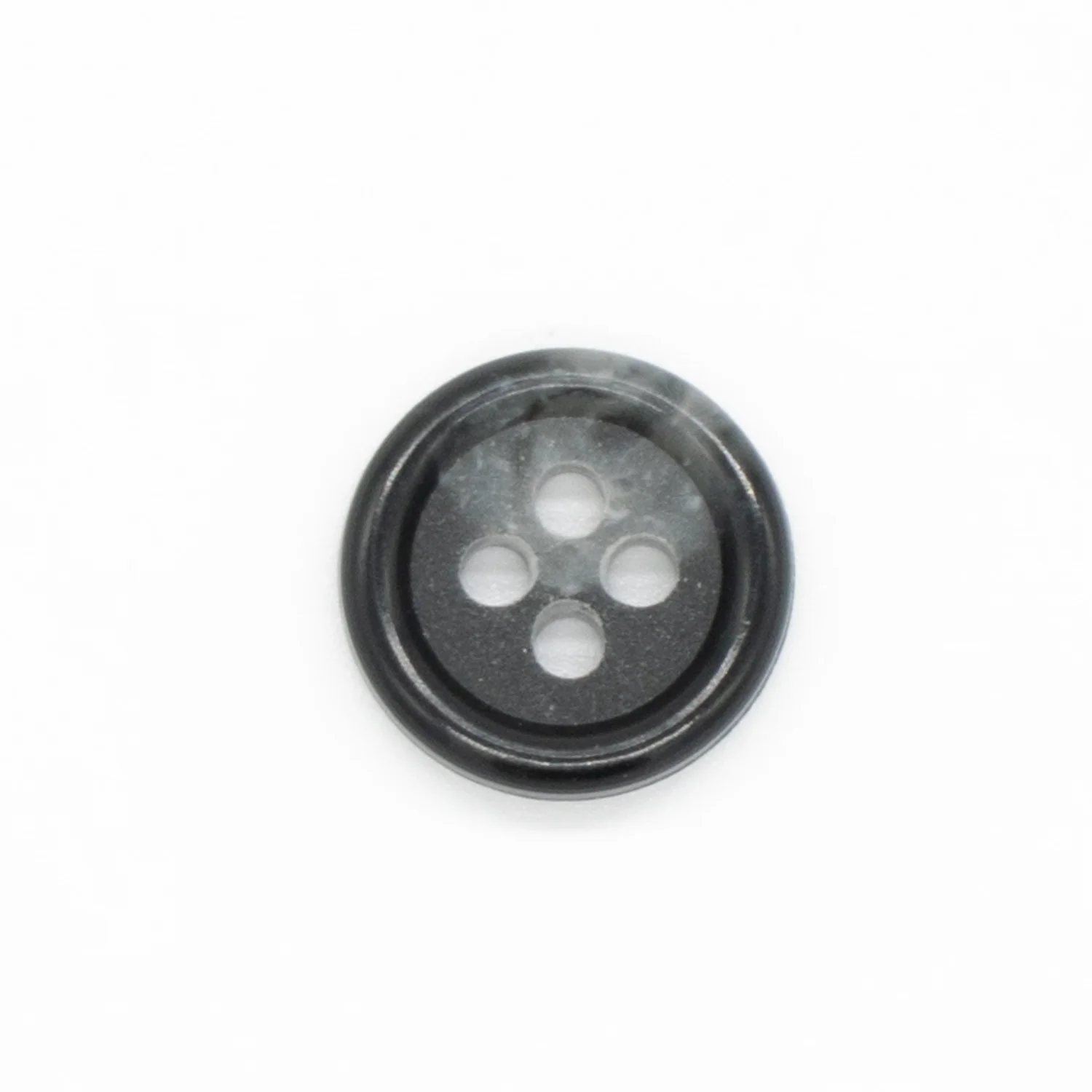 4 Hole Resin Horn Matte Centre Button - Image 8