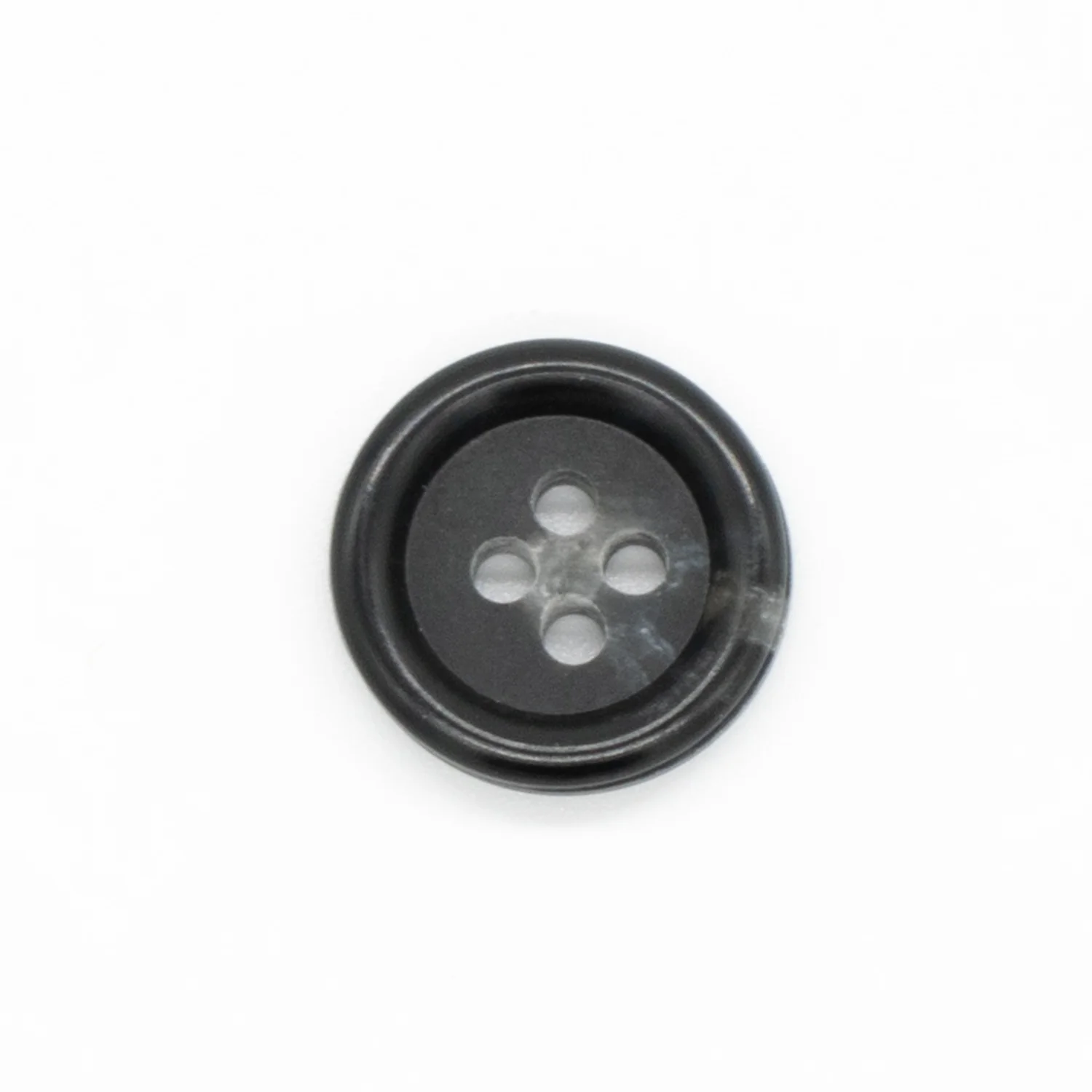 4 Hole Resin Horn Matte Centre Button - Image 9
