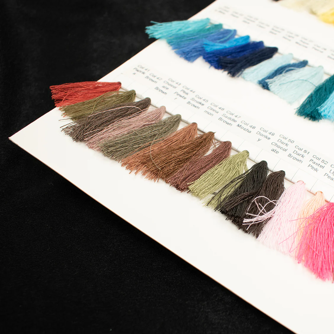 5000M Polyester Overlocking Thread Sample Book - Image 7