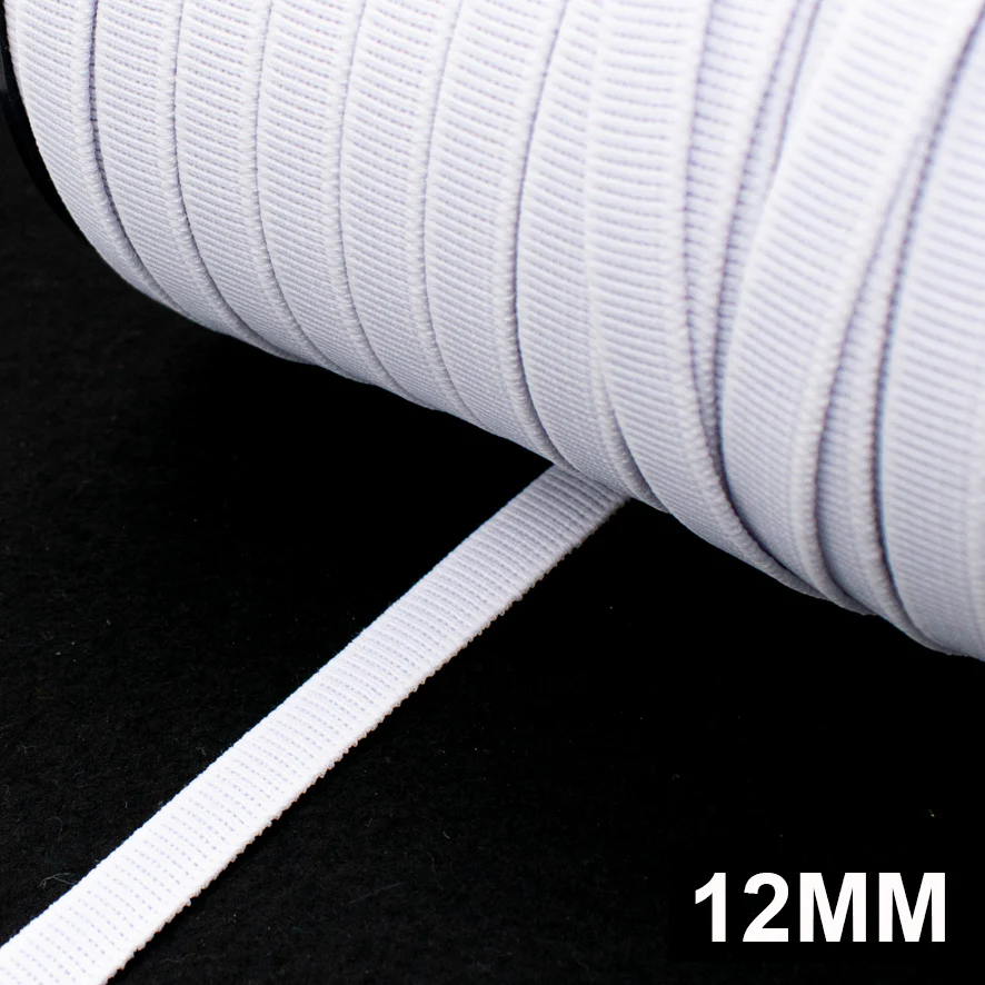 50M Roll High Density Ribbed Non-Roll Elastic - Image 5