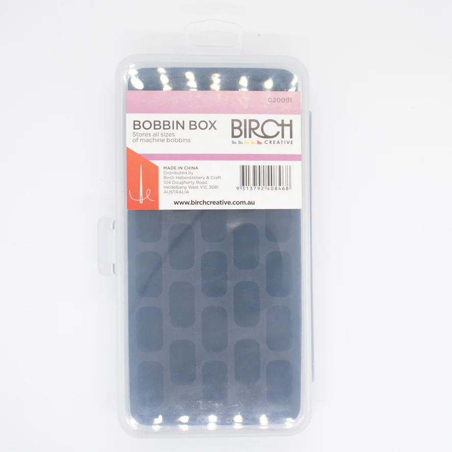 Birch Bobbin Box Black Foam 28 Slots - Image 3