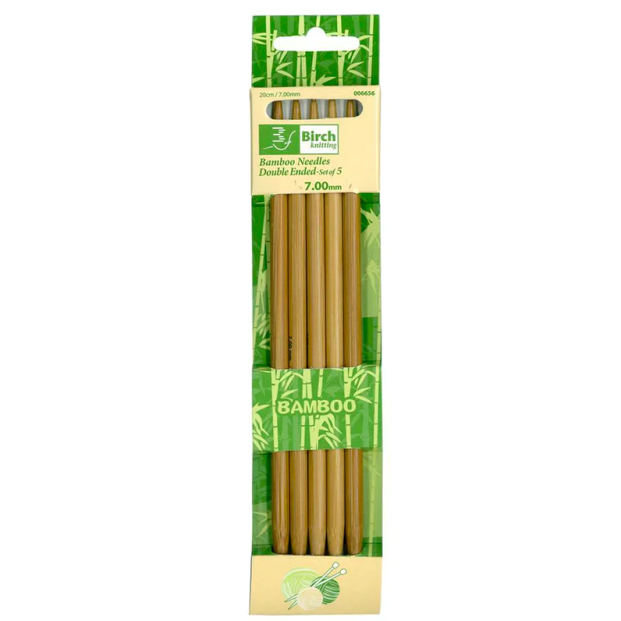 Birch Bamboo Double Pointed Knitting Needles 20cm Set of 5 - Image 12