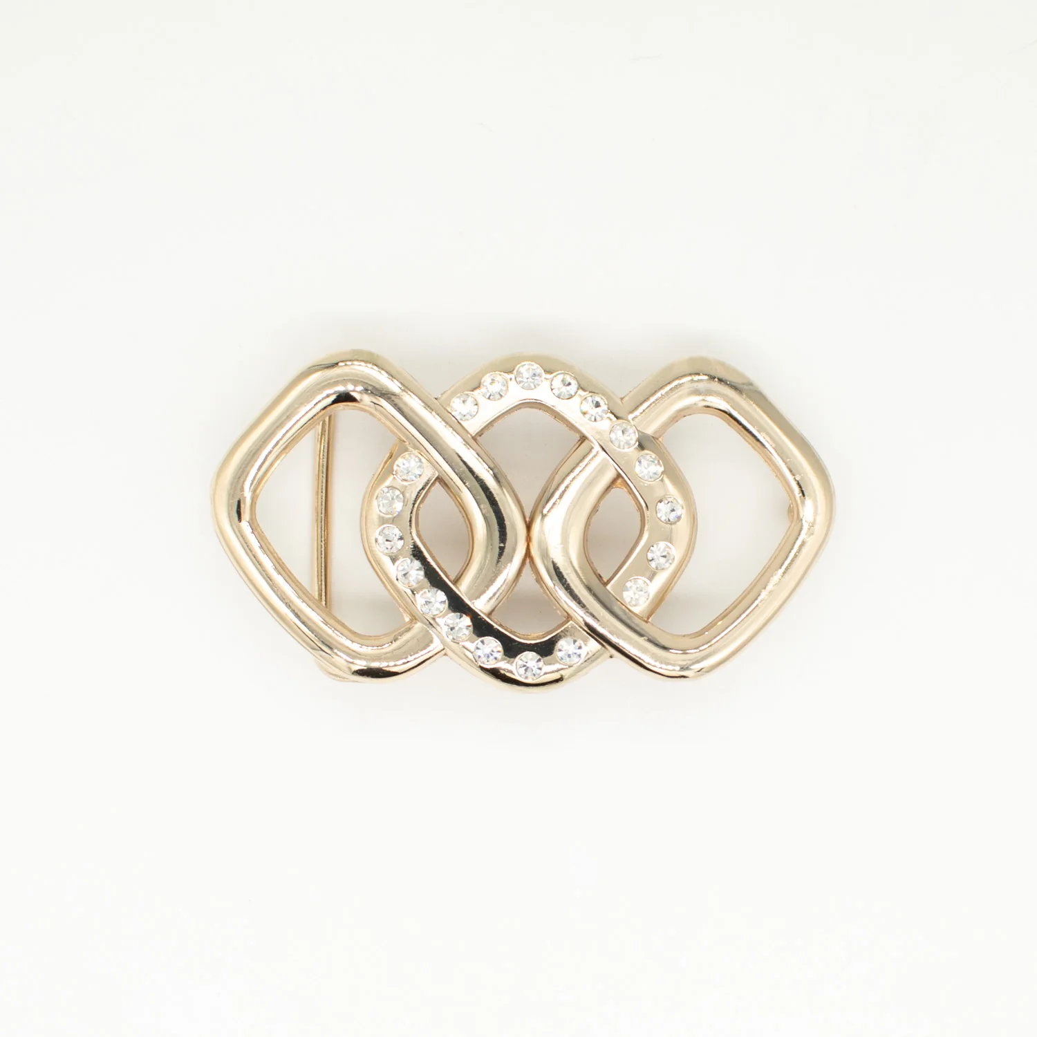 Birch Metal & Diamante Decor Fashion Buckle Design-5 - Image 2