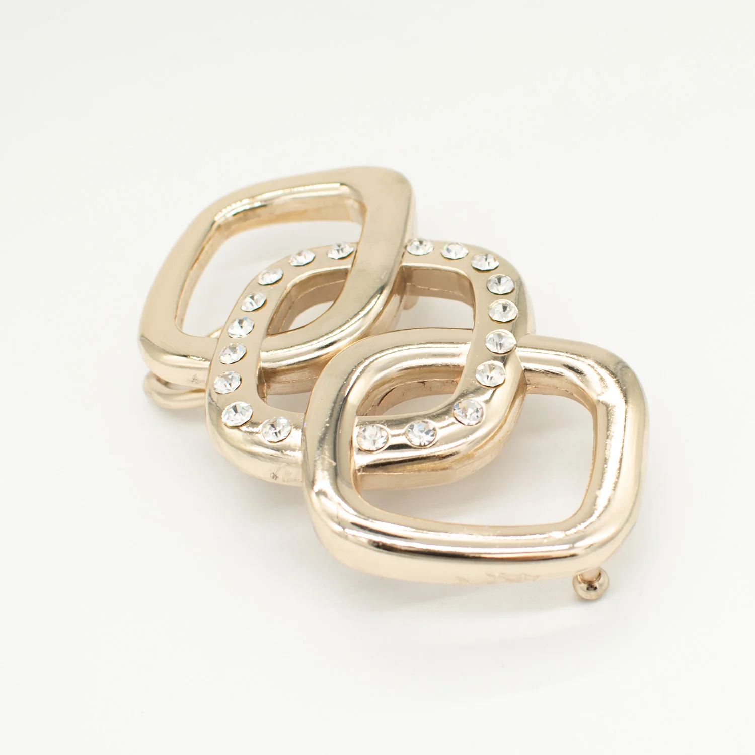 Birch Metal & Diamante Decor Fashion Buckle Design-5 - Image 3