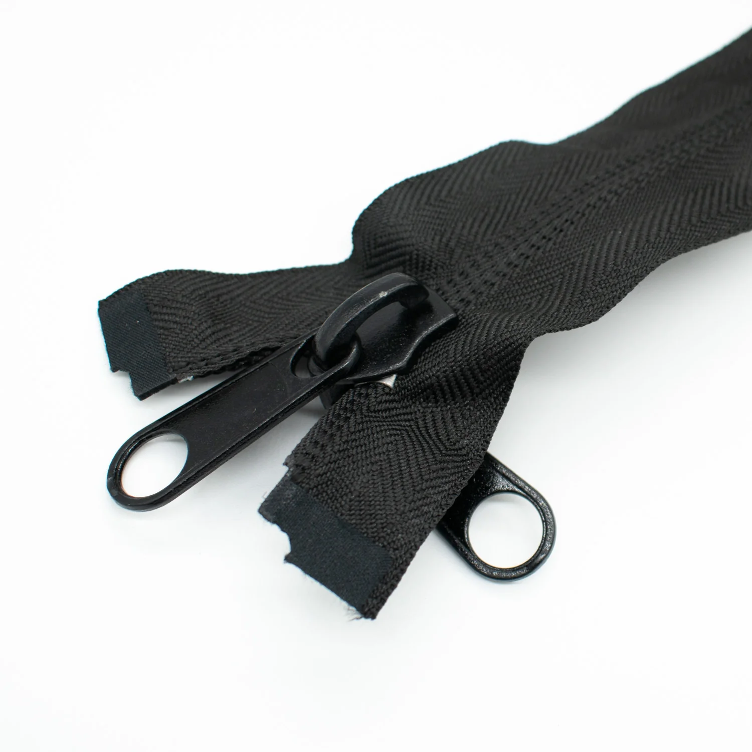 Size 10 Spiral Double Puller Slider Open Ended Reversible Zip 213CM - Image 3