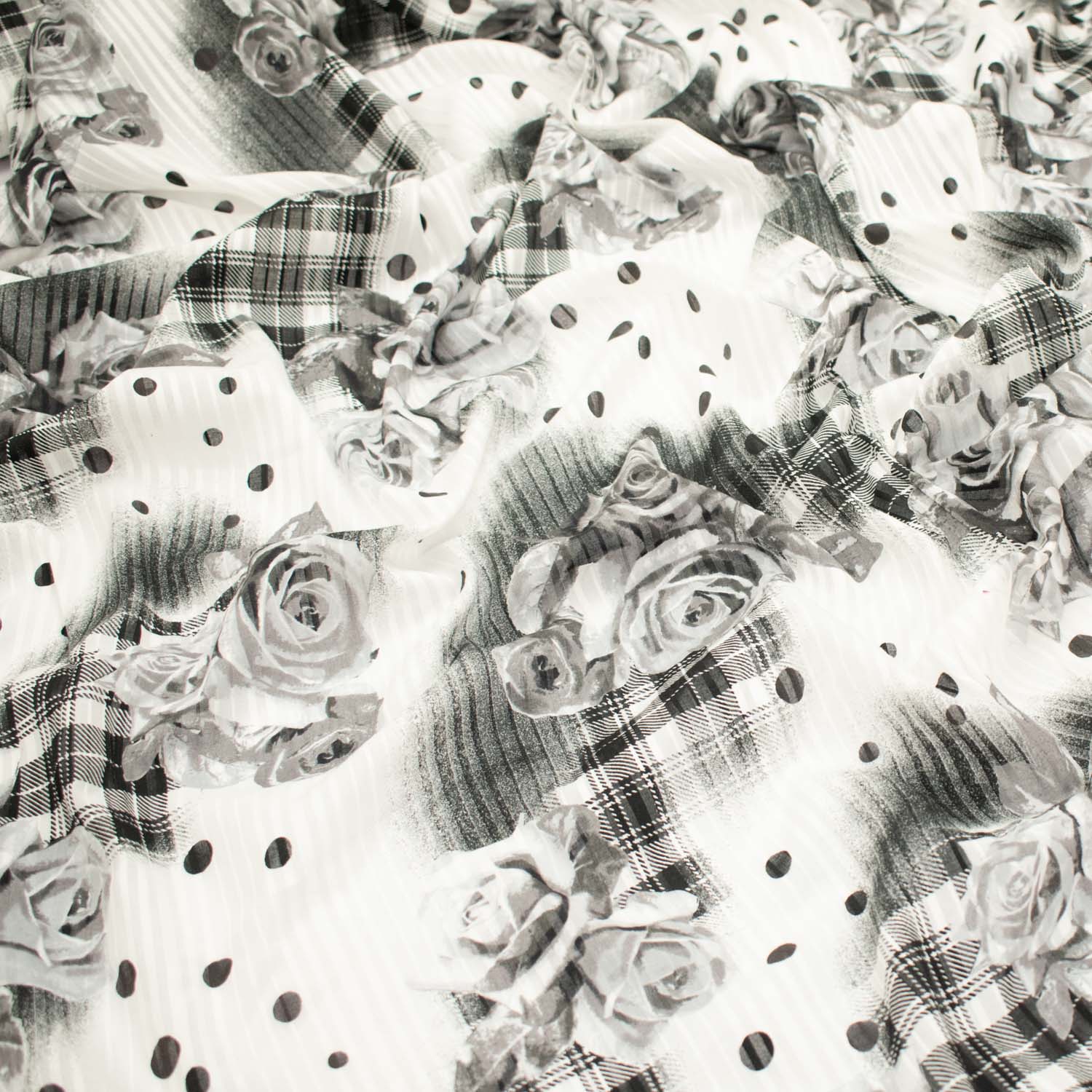 Black & White Japanese Cotton Prints - Image 8