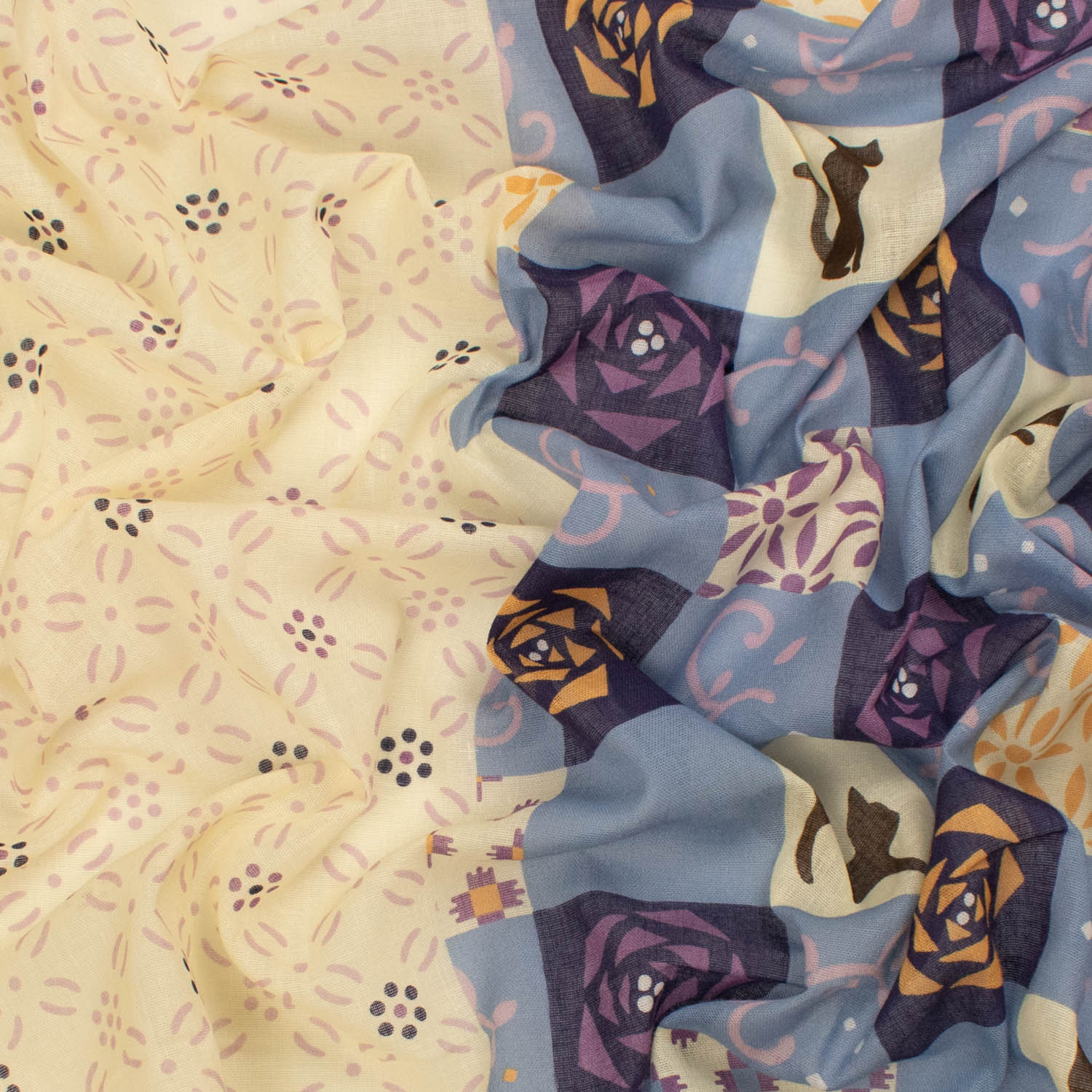 Border Printed Cotton Voile - Image 25