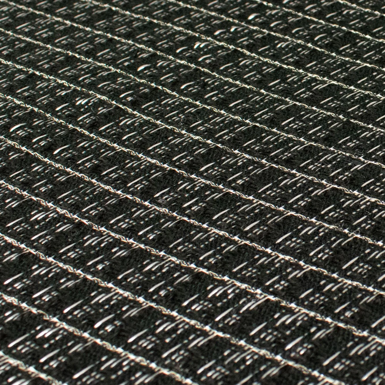 Boucle Tweed Suiting Design GZ-03 Black - Image 3