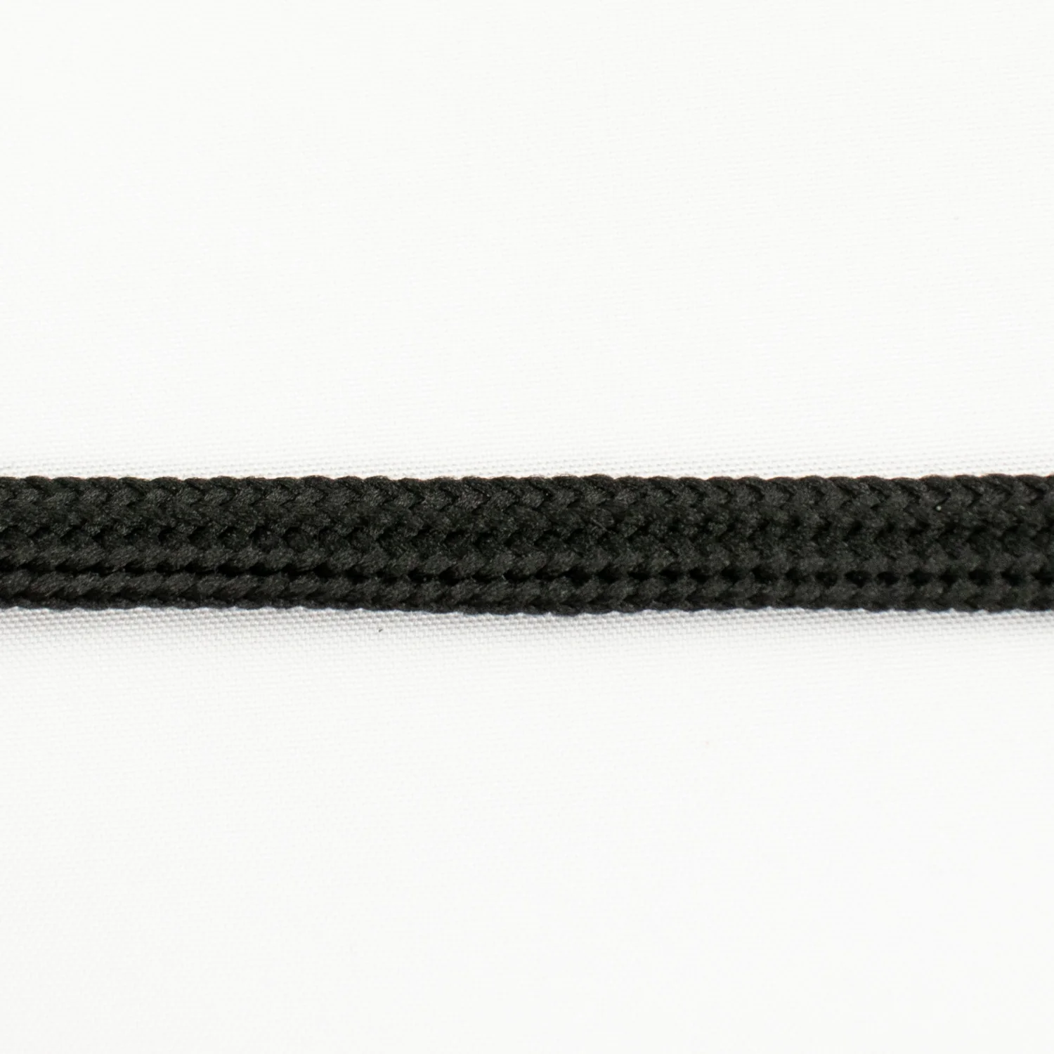 Braid Polyester Cord Shoes Lace Lanyard Trim 8MM Black - Image 4