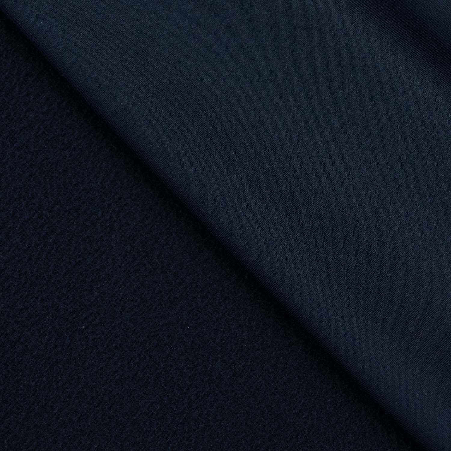 One-Side Brushed Track Suiting Col-Navy - Image 4