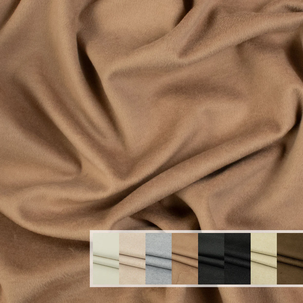 Brushed Wool Felt Coating –  480GSM Soft Medium Weight Wool Blend