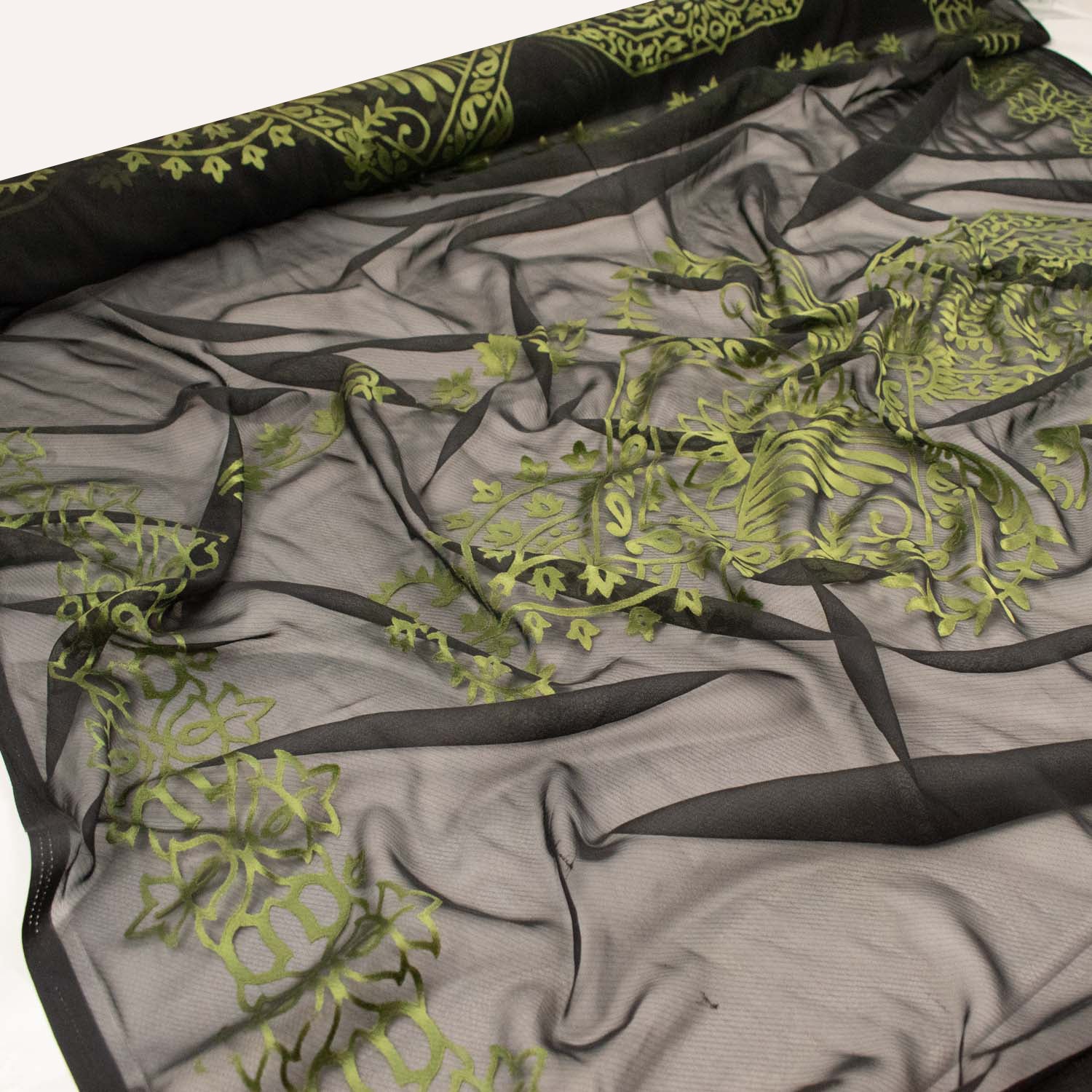 Burnout Black Chiffon - Image 4