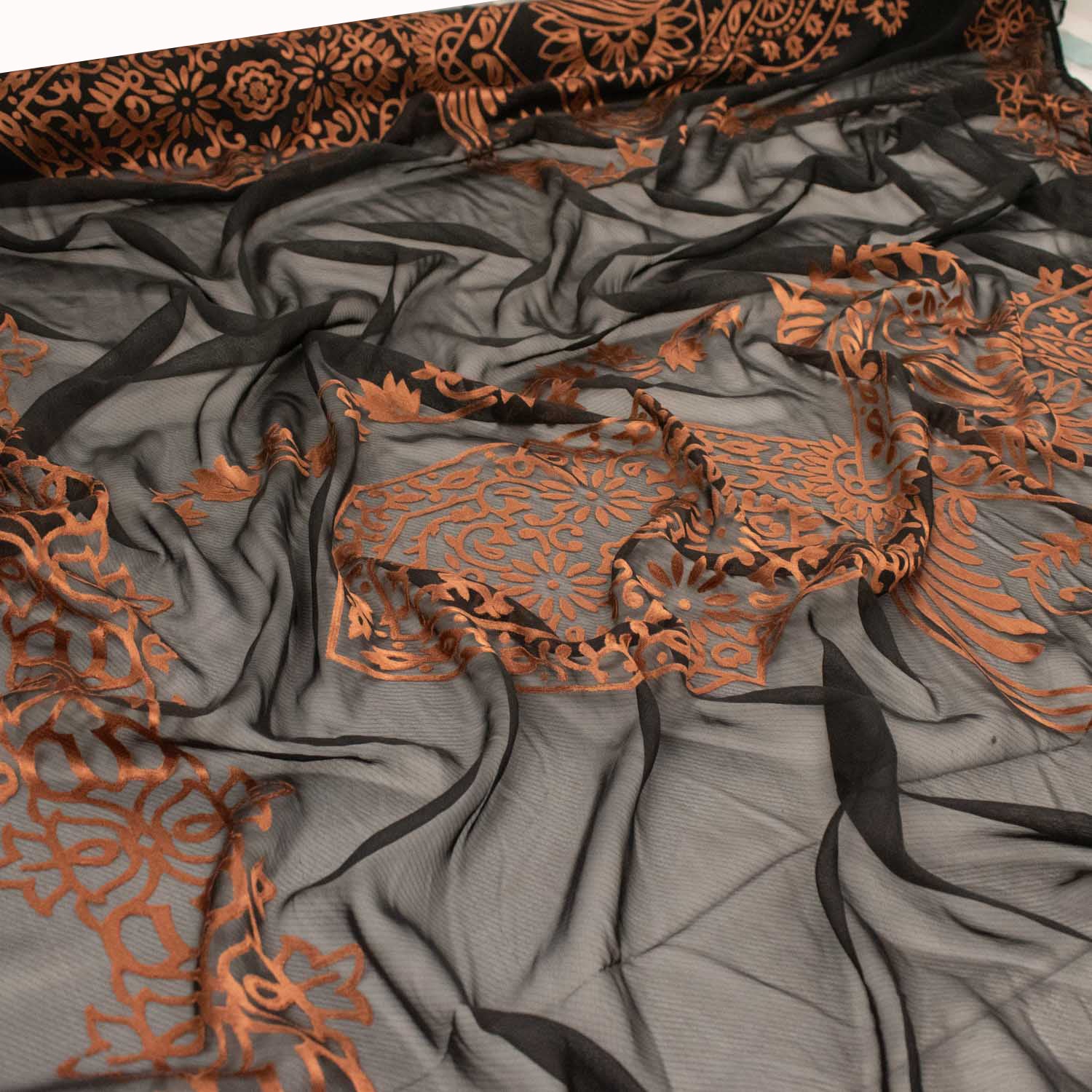 Burnout Black Chiffon - Image 5