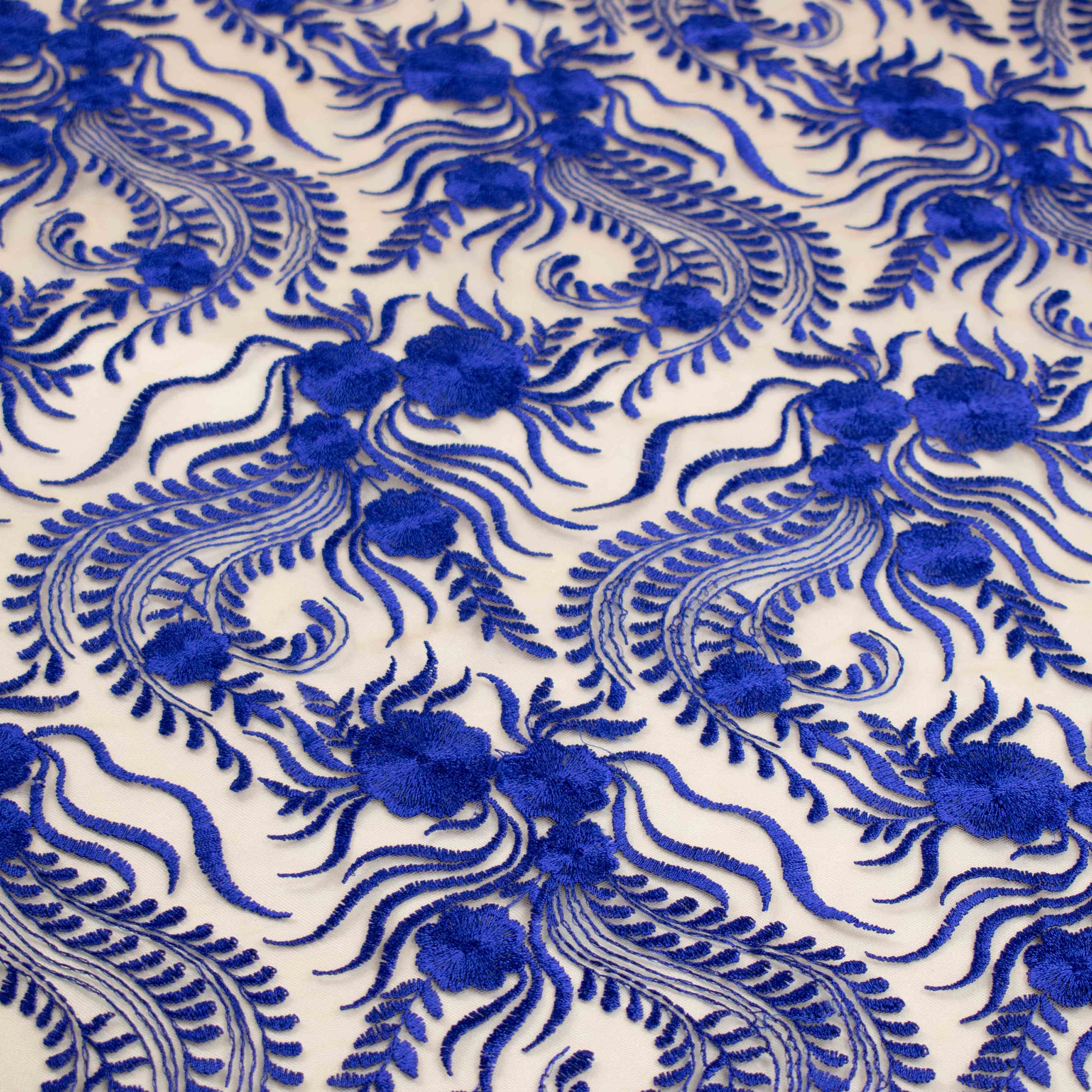 Chantilly French Lace Royal Blue - Image 3