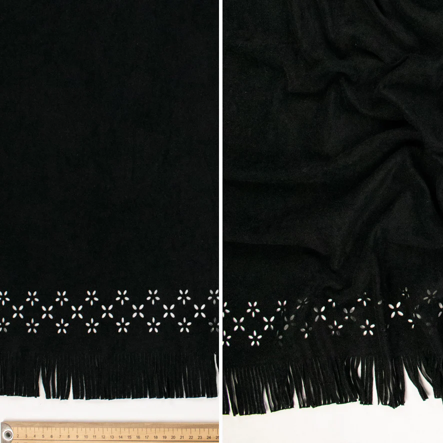Cherokee Suede Laser Cut Fringe Suede - Image 3