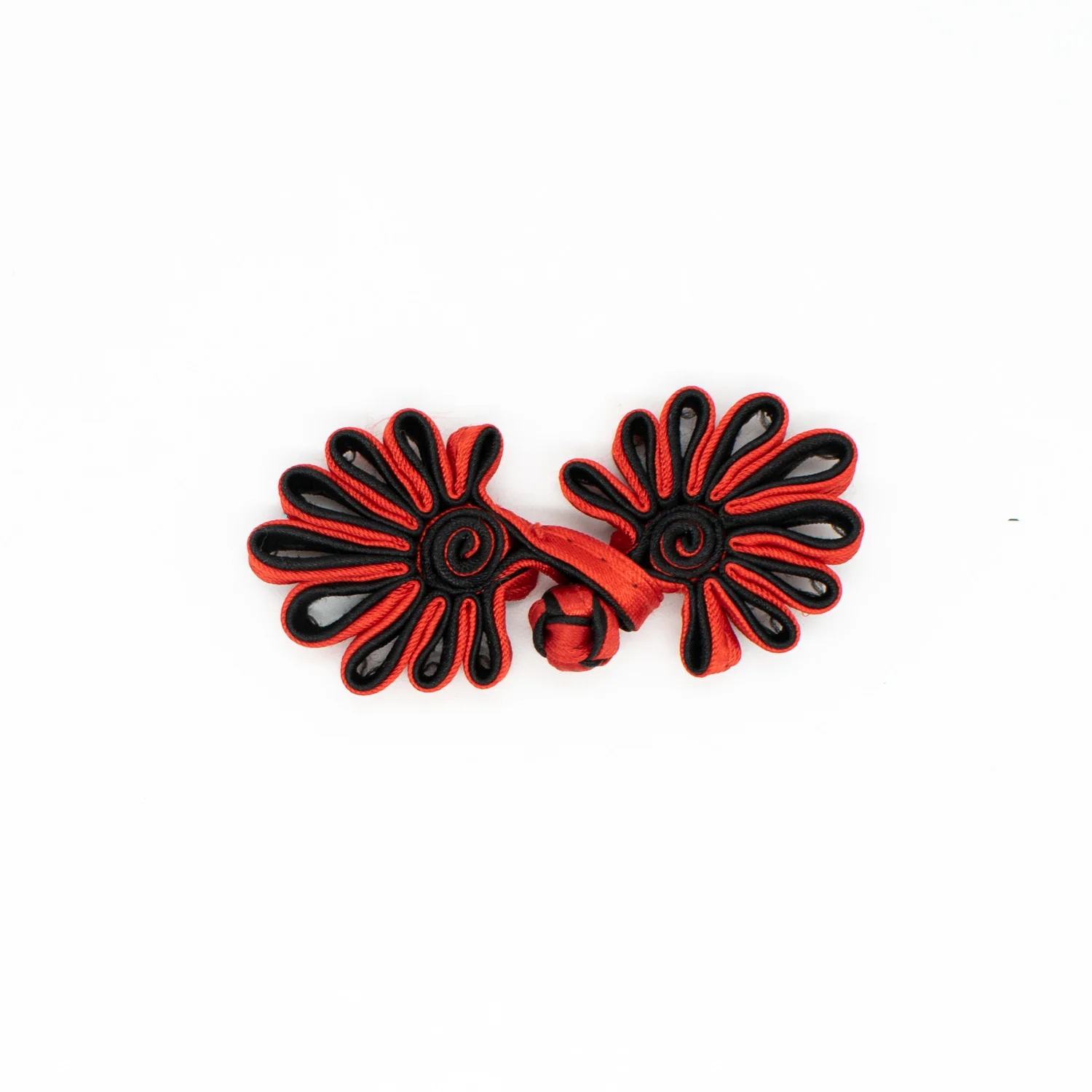 Chinese Button Design-6 Black & Red - Image 4