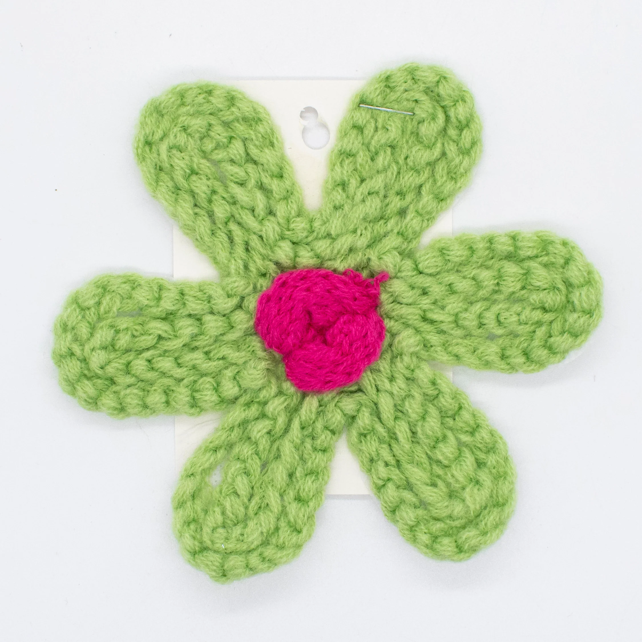 Chunky Yarn Crochet Flower Motif - Image 9