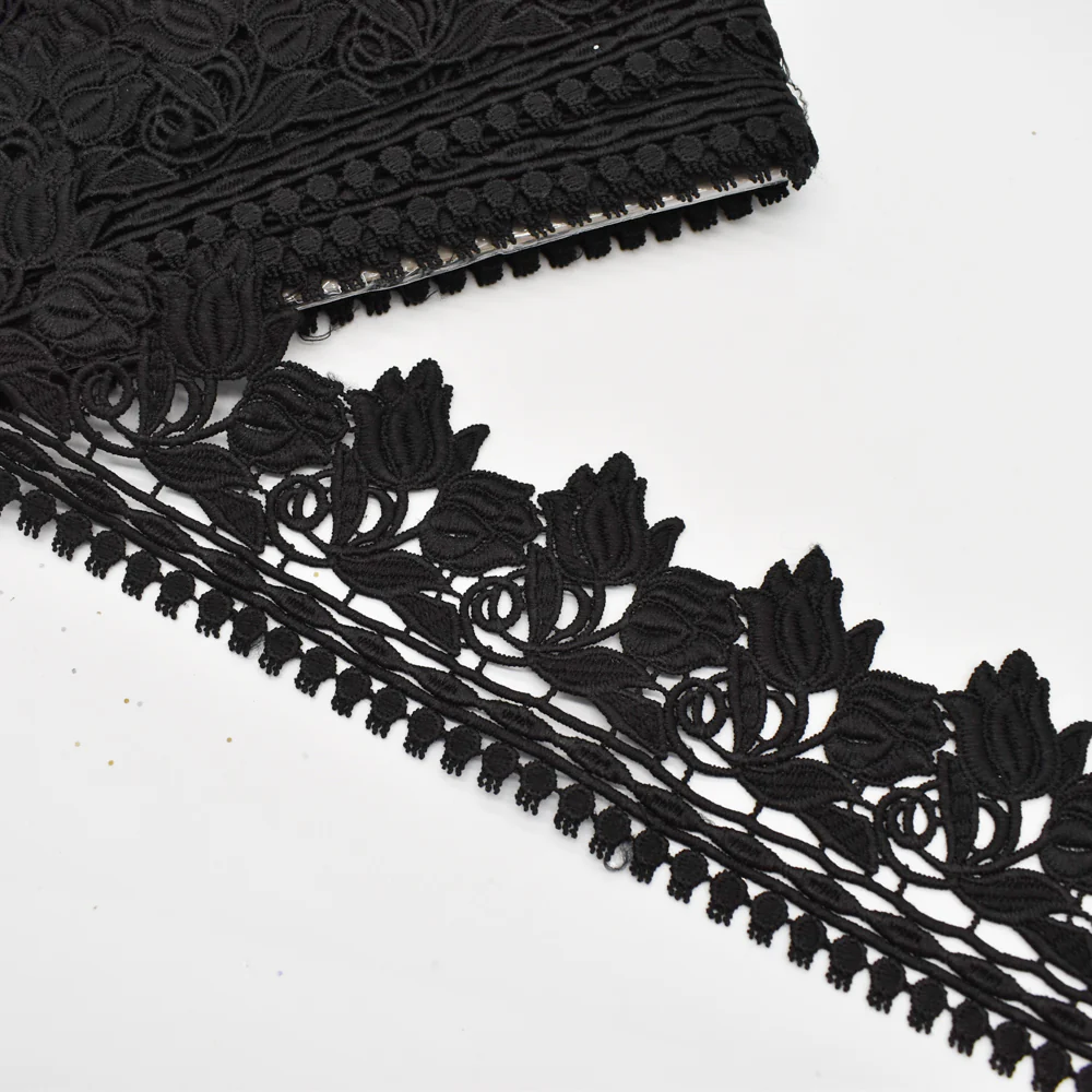 Tulip Guipure Lace Trim 8cm - Image 9