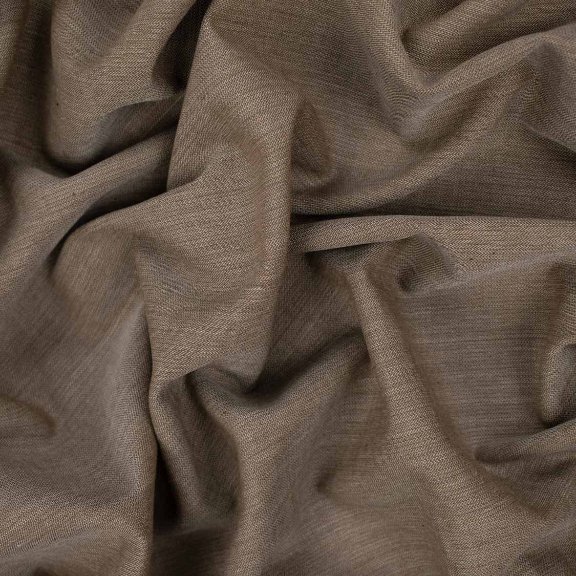 Cotton Denim Light to Medium Weight Slight Stretch Colour-Latte - Image 3