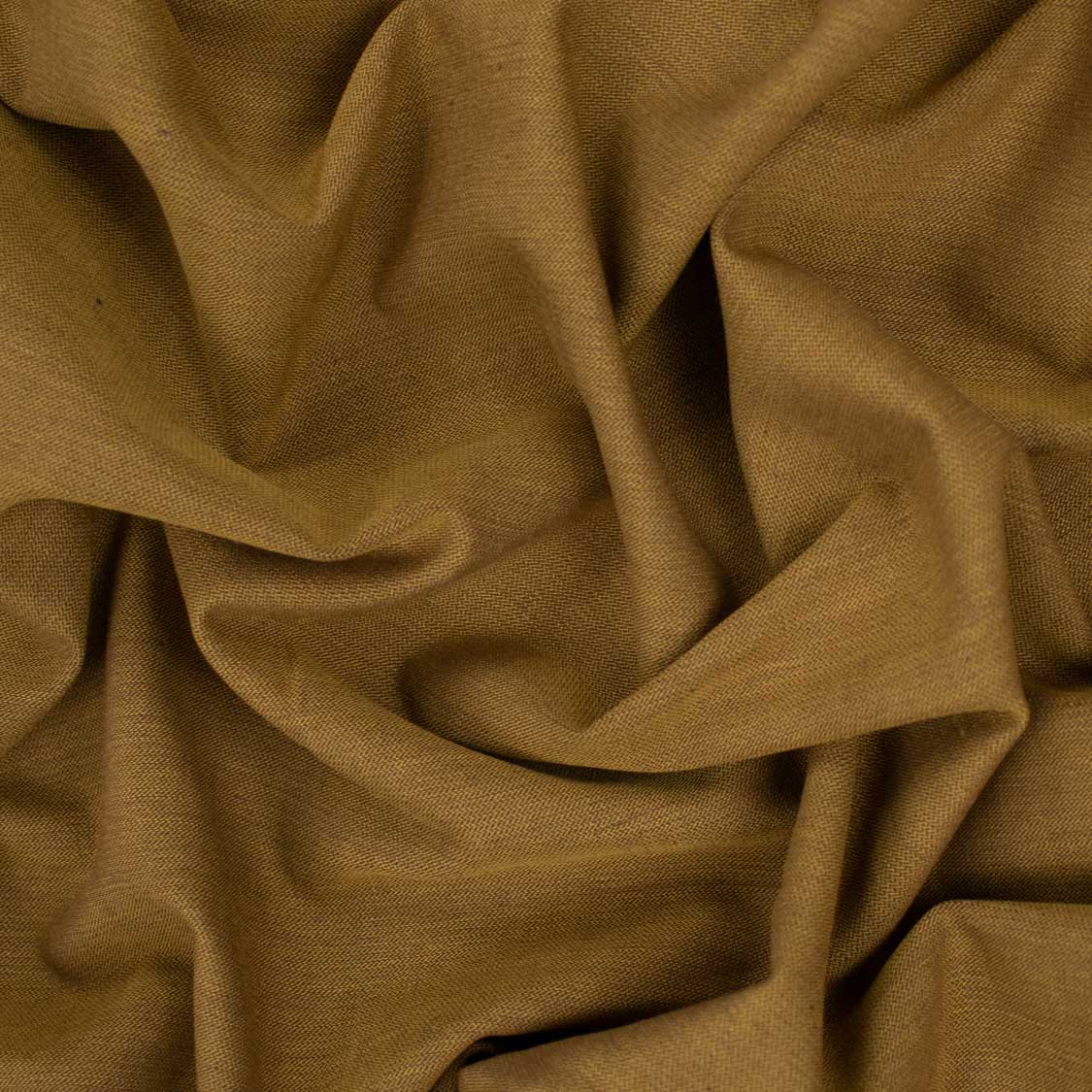 Cotton Denim Light to Medium Weight Slight Stretch Colour-Mustard - Image 5