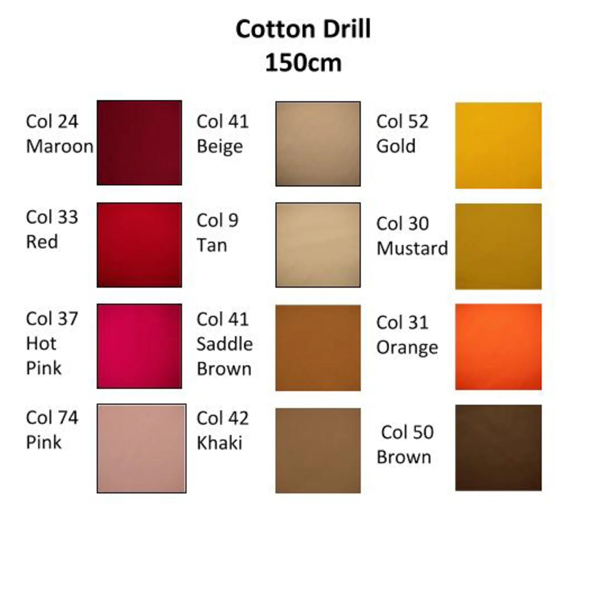 Cotton Drill - Image 4