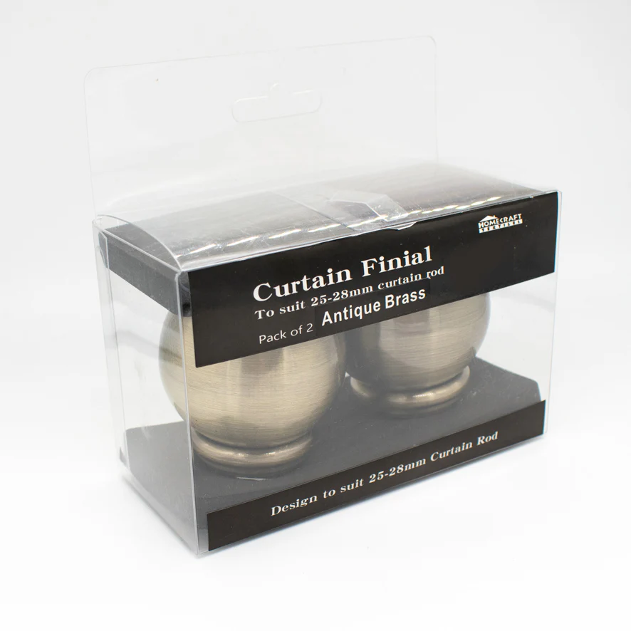 Curtain Rod Finials Ball Rod End Caps - Image 2