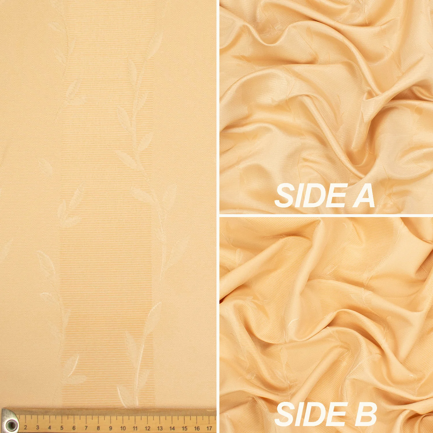 Damask Stripes Jacquard Curtaining/Upholstery 150CM - Image 16