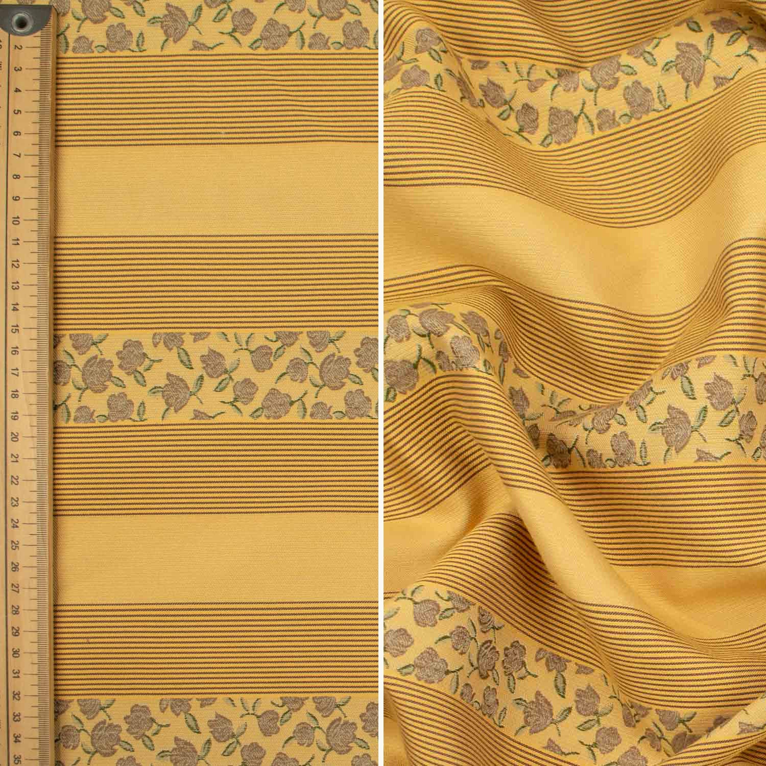 Damask Stripes Jacquard Curtaining/Upholstery 150CM - Image 2