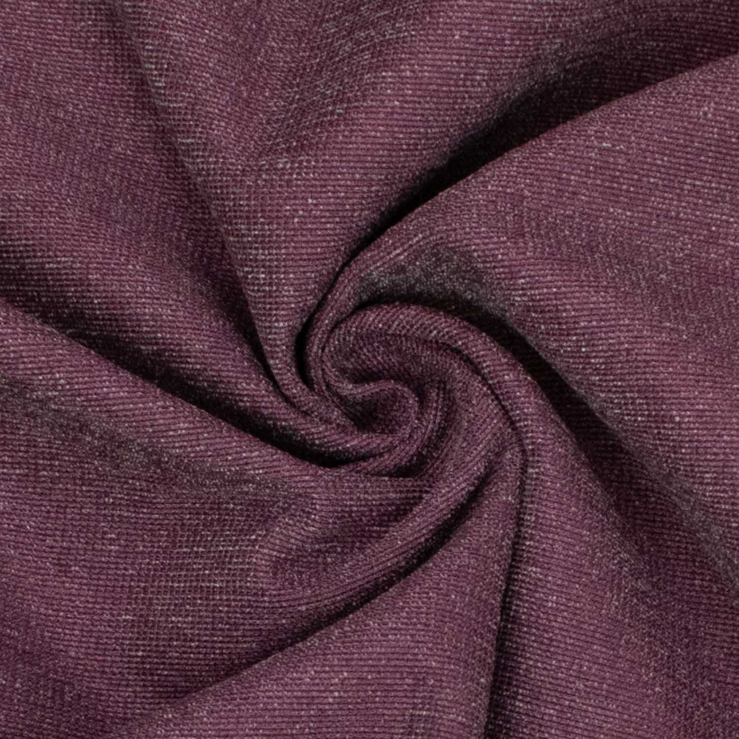 Dark Purple Linen Look Canvas Curtaining/Upholstery - Image 2