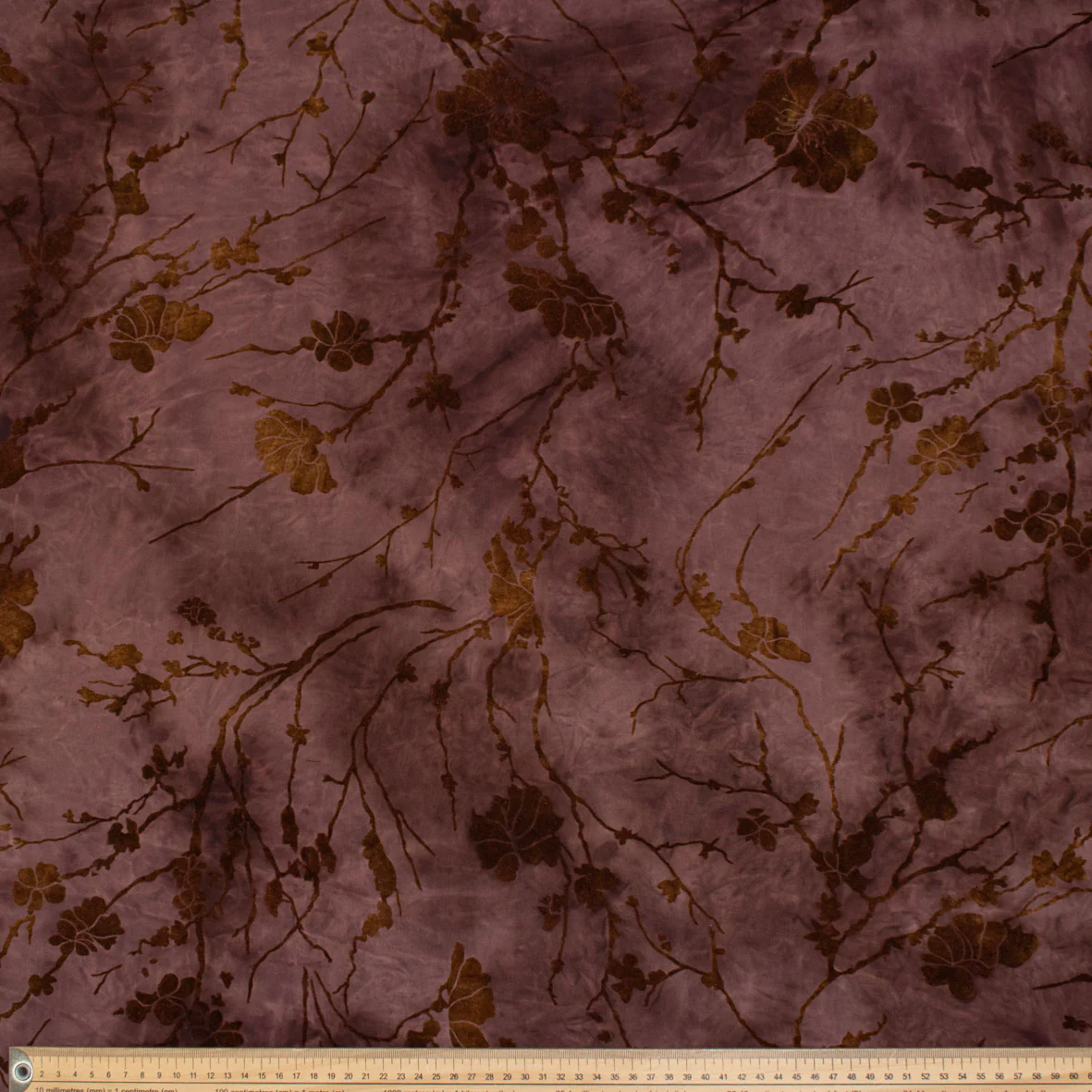 Devore Burnout Floral Stretch Mesh - Image 3
