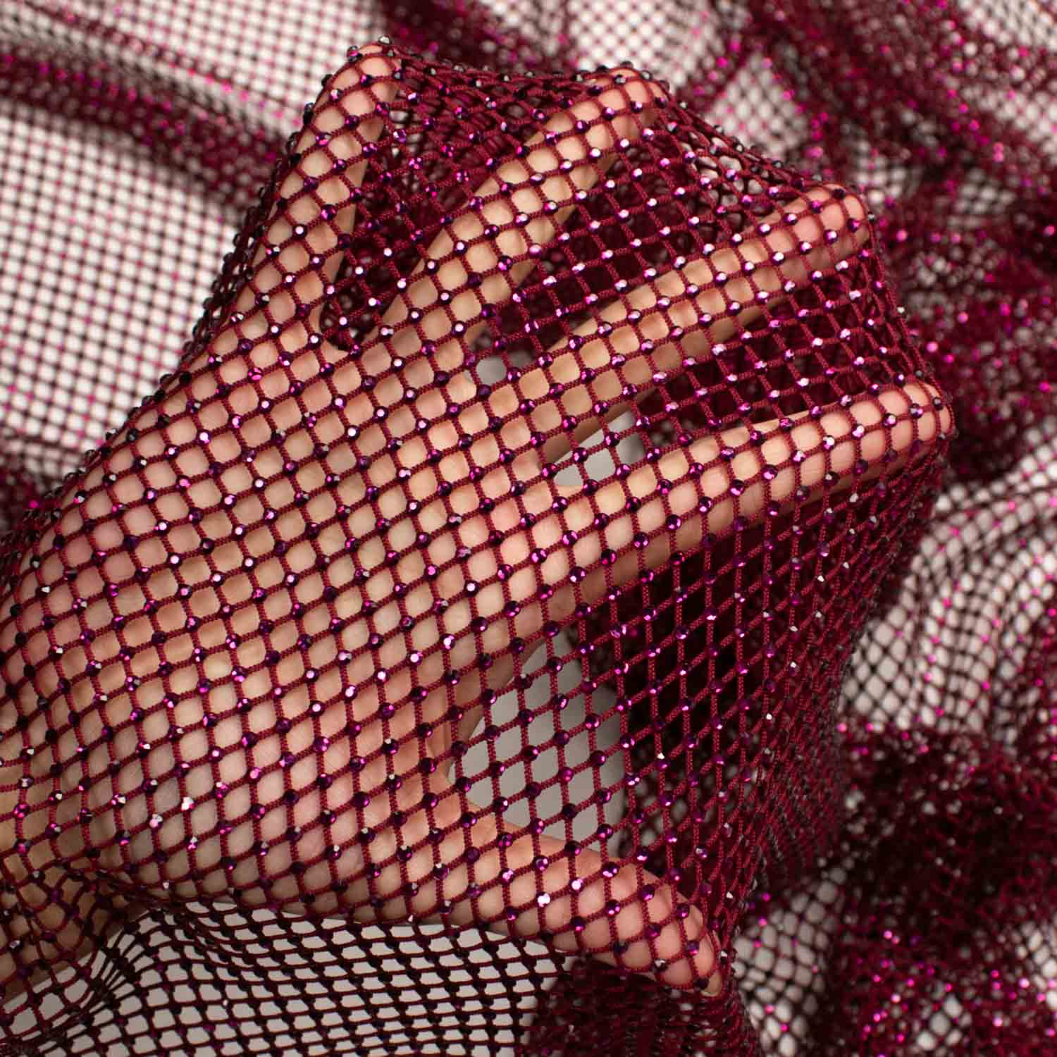 Rhinestone/Diamante Stretch Mesh - Image 28
