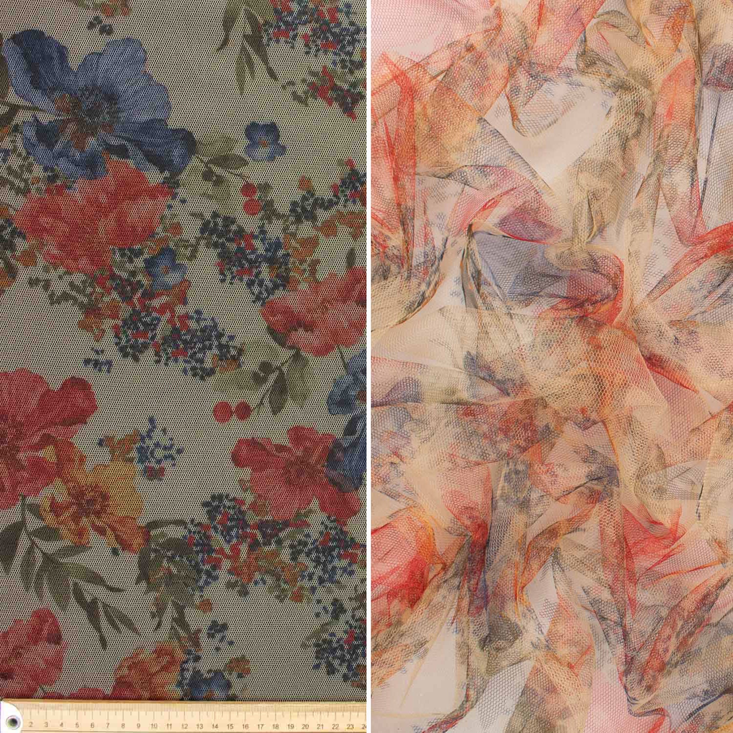 Digital Printed Fine Soft English Tulle - The Devon Collection - Image 10