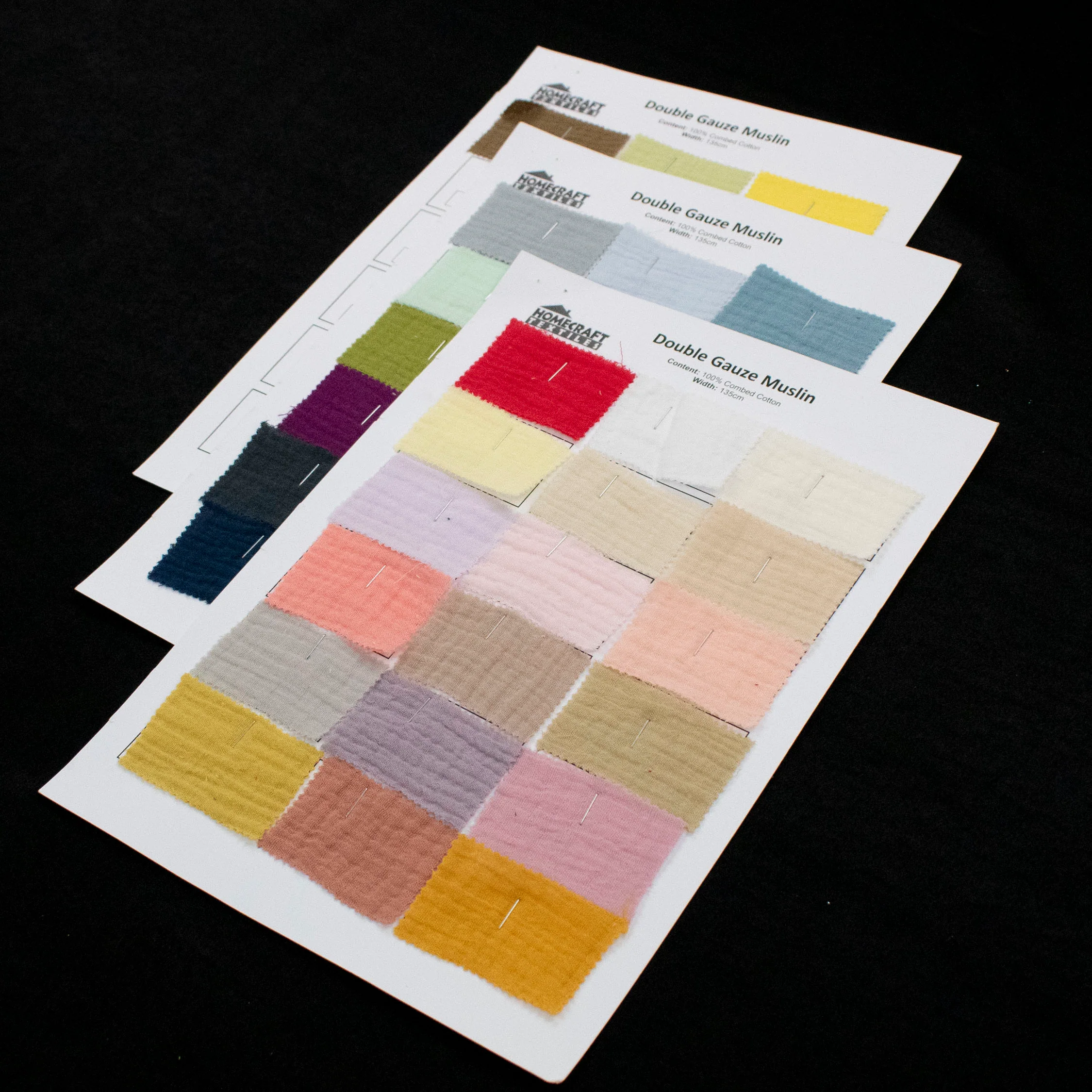 Double Gauze Muslin Sample Book - Image 3